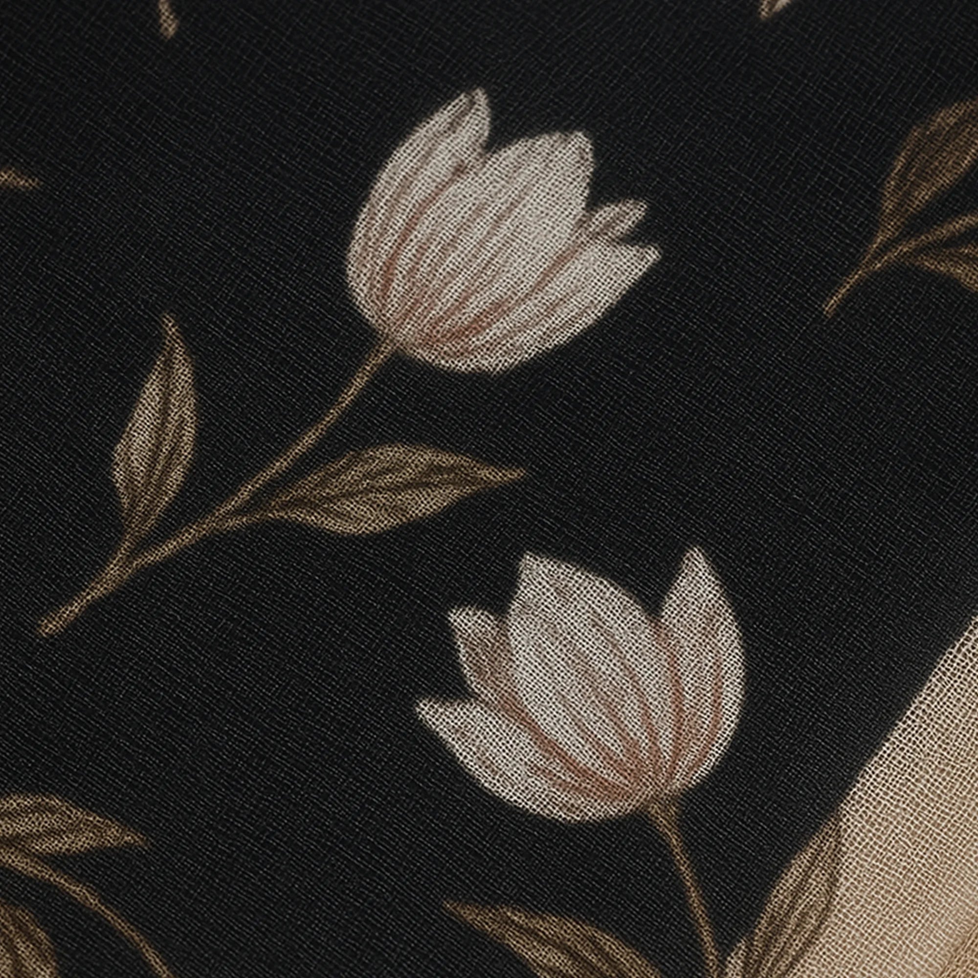 Lightweight Floral Sheer Scarf