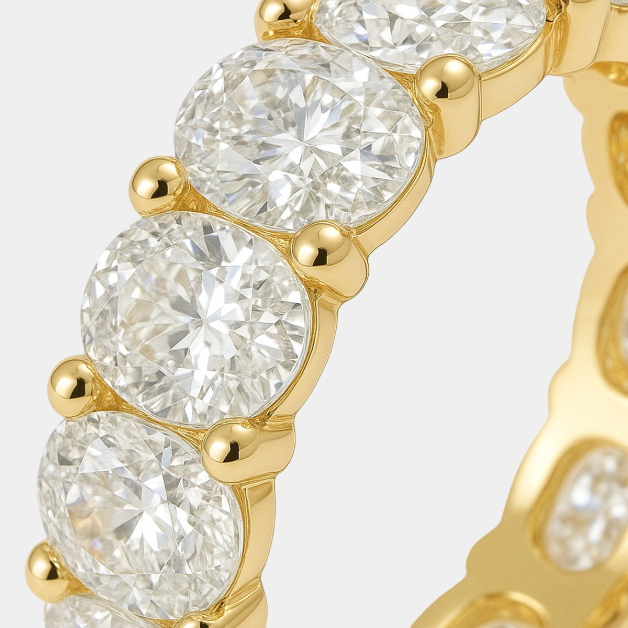Oval Cubic Zirconia Love Ring