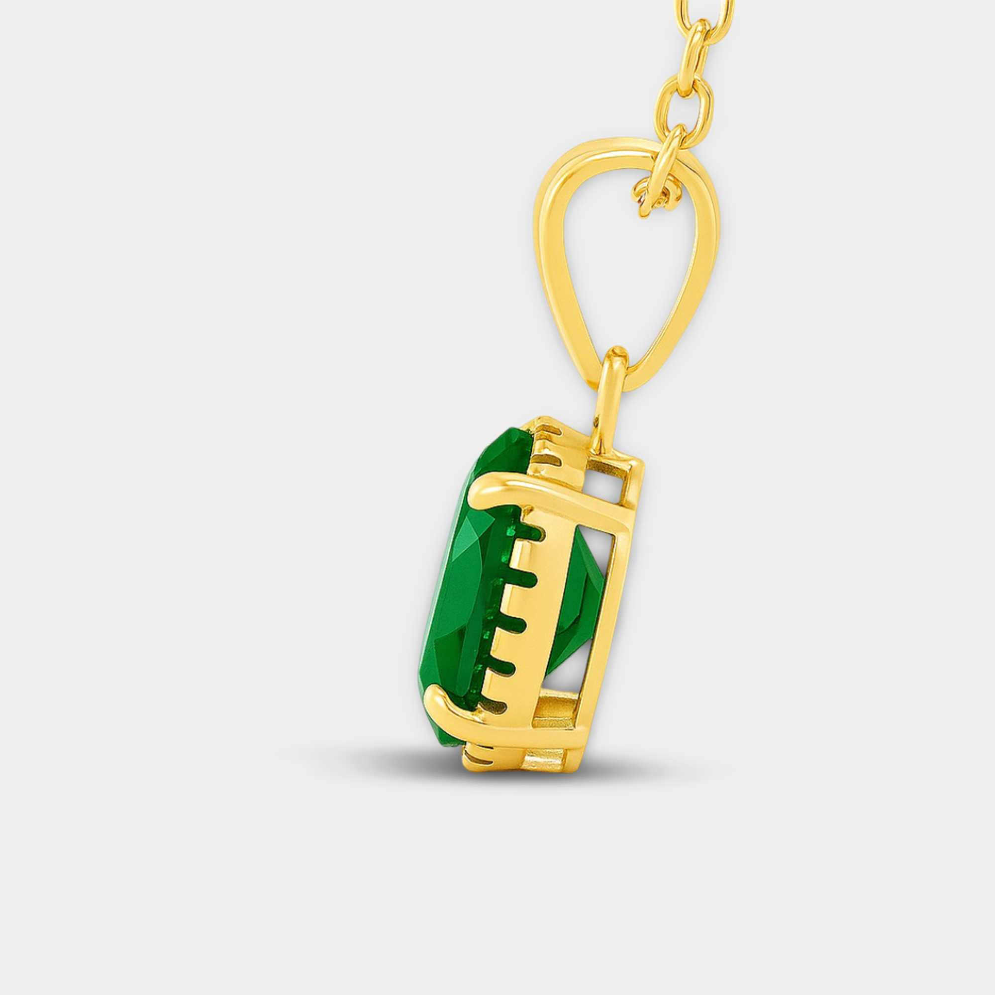 Orla Oval Solitaire Pendant