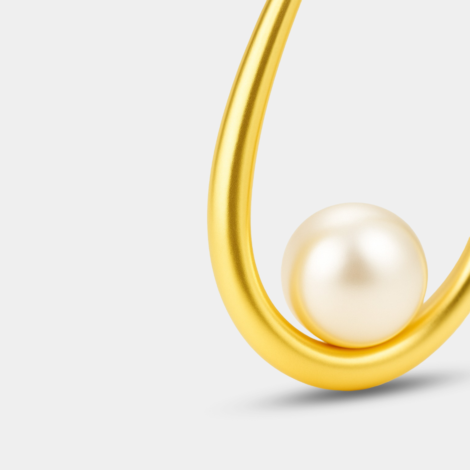 Elara Pearl Teardrop Earrings