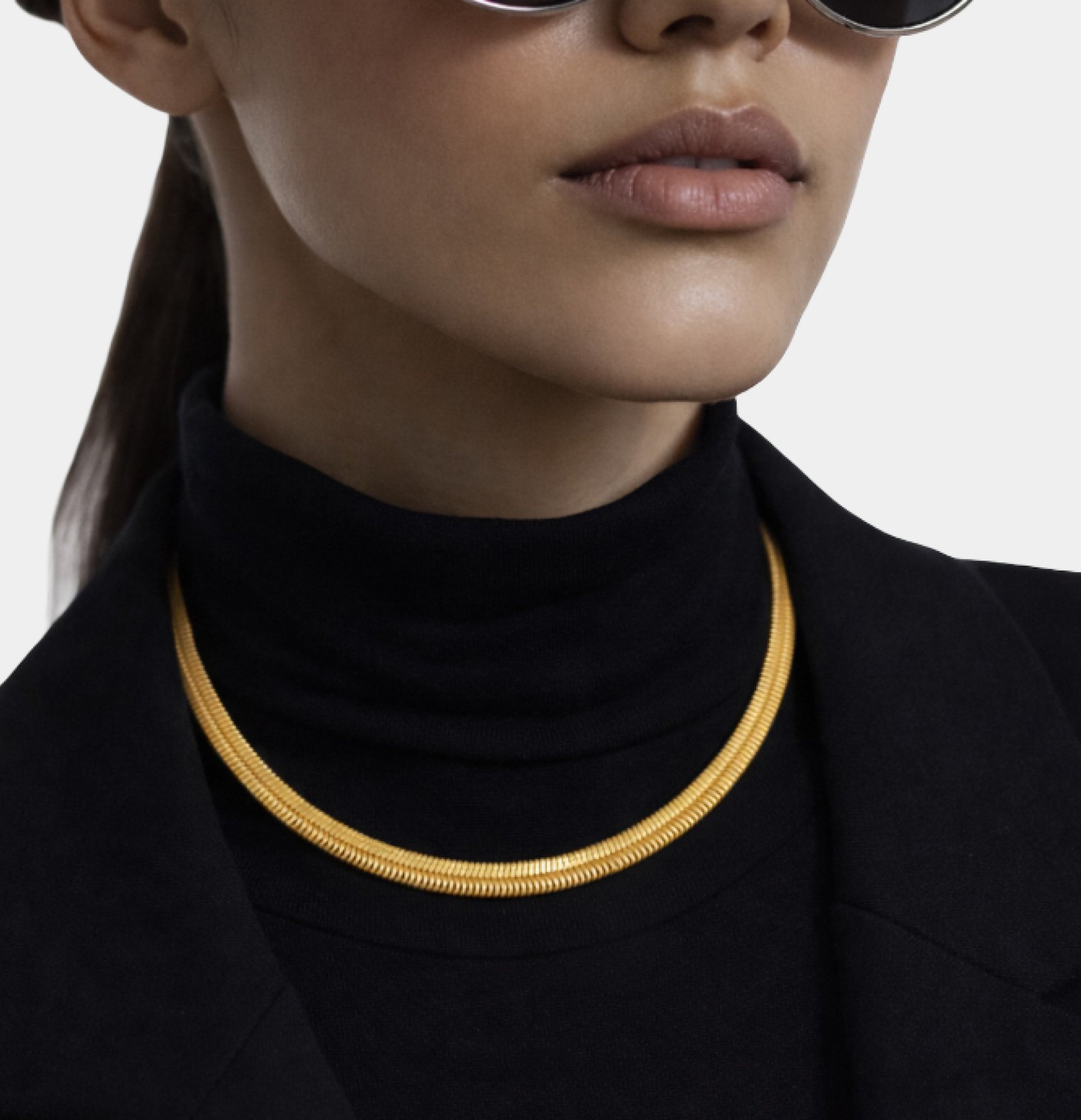 Sterling Silver Flat Snake Milano Prestige Chain