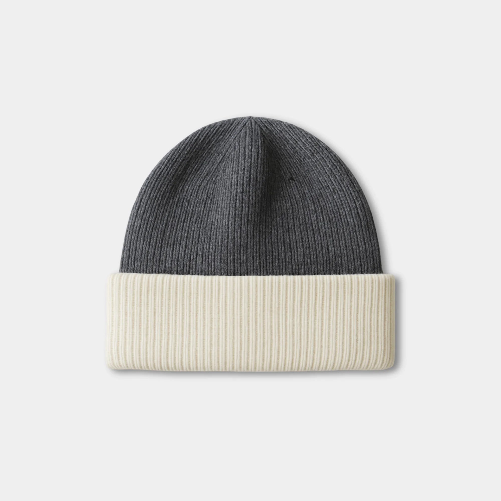 Two Tone Grey Scarf & Hat Set