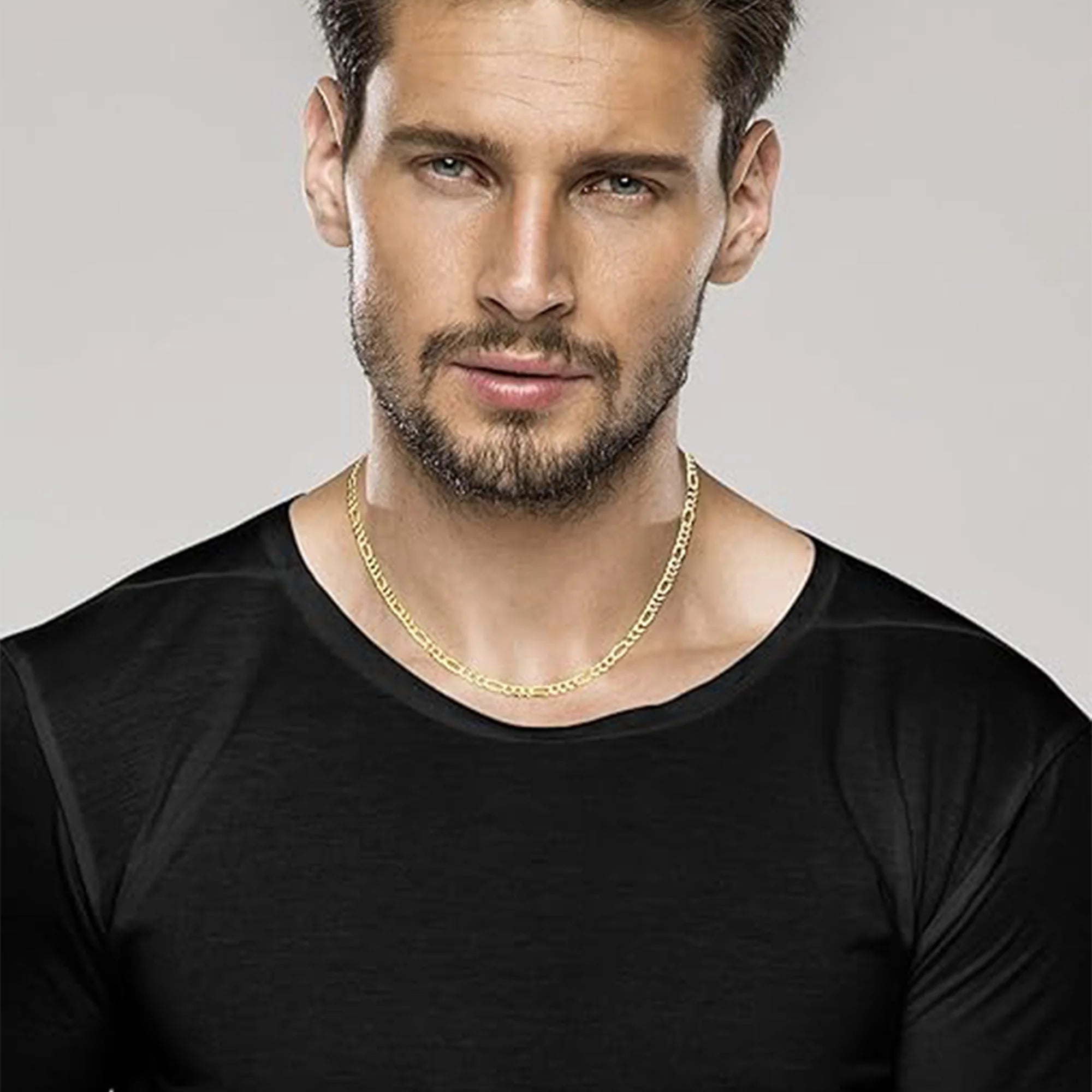 Italian Figaro Chain Necklace