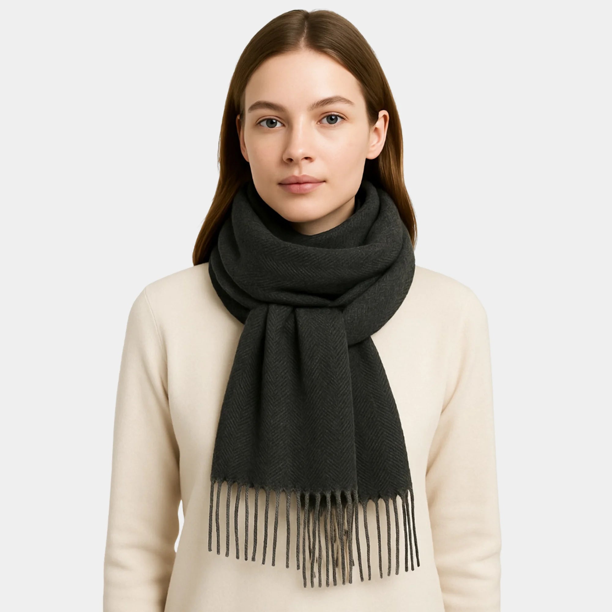 Charcoal Gray Ultra-Soft Scarf