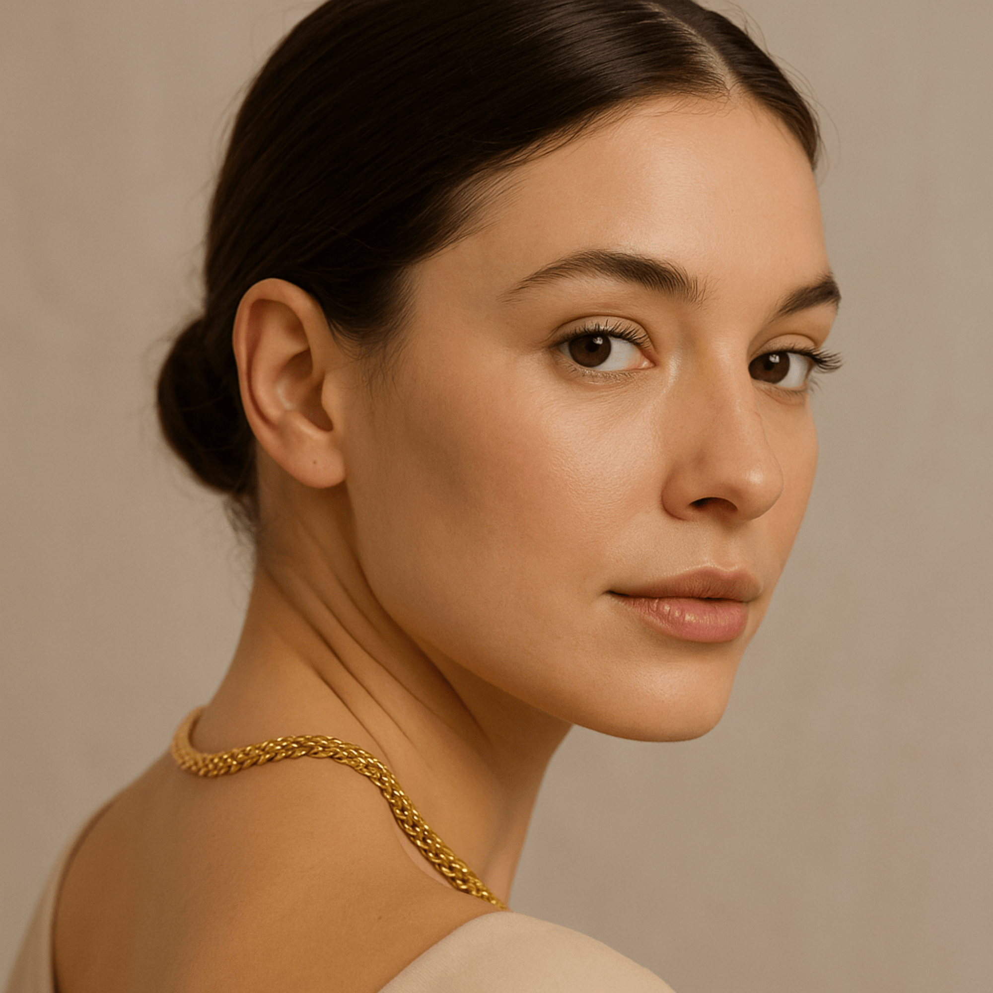 Gold Wheat Chain - MH ELEGANCE