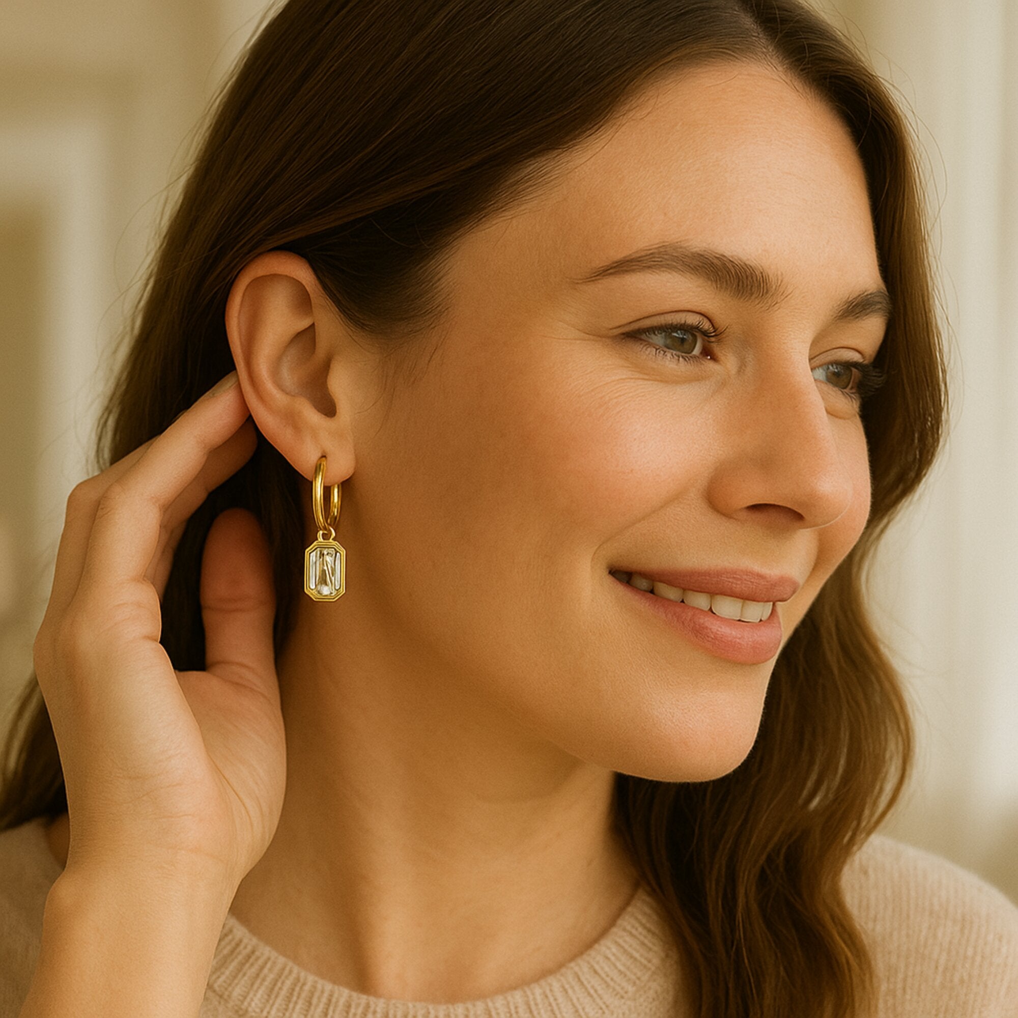14K Gold Dangle Earrings