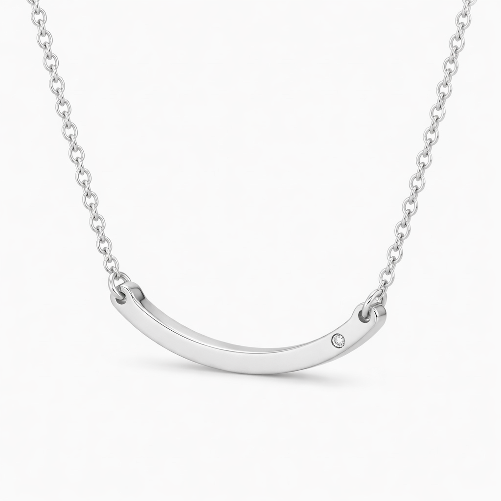Sterling Silver Maid of Honor Necklace
