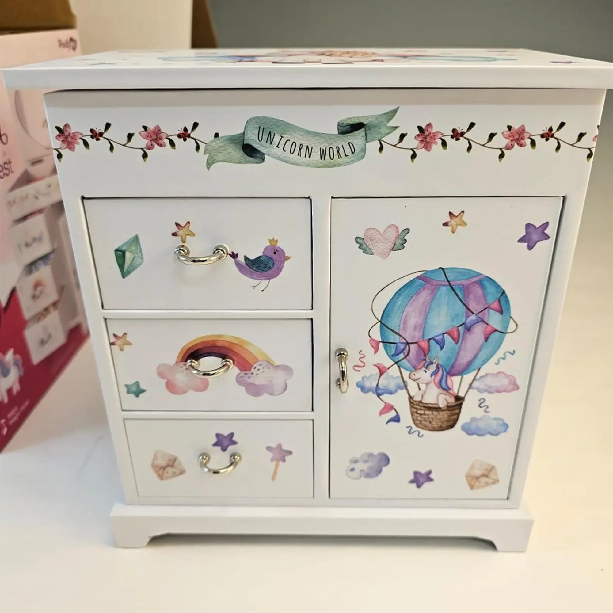 Unicorn Musical Jewelry Box for Kids