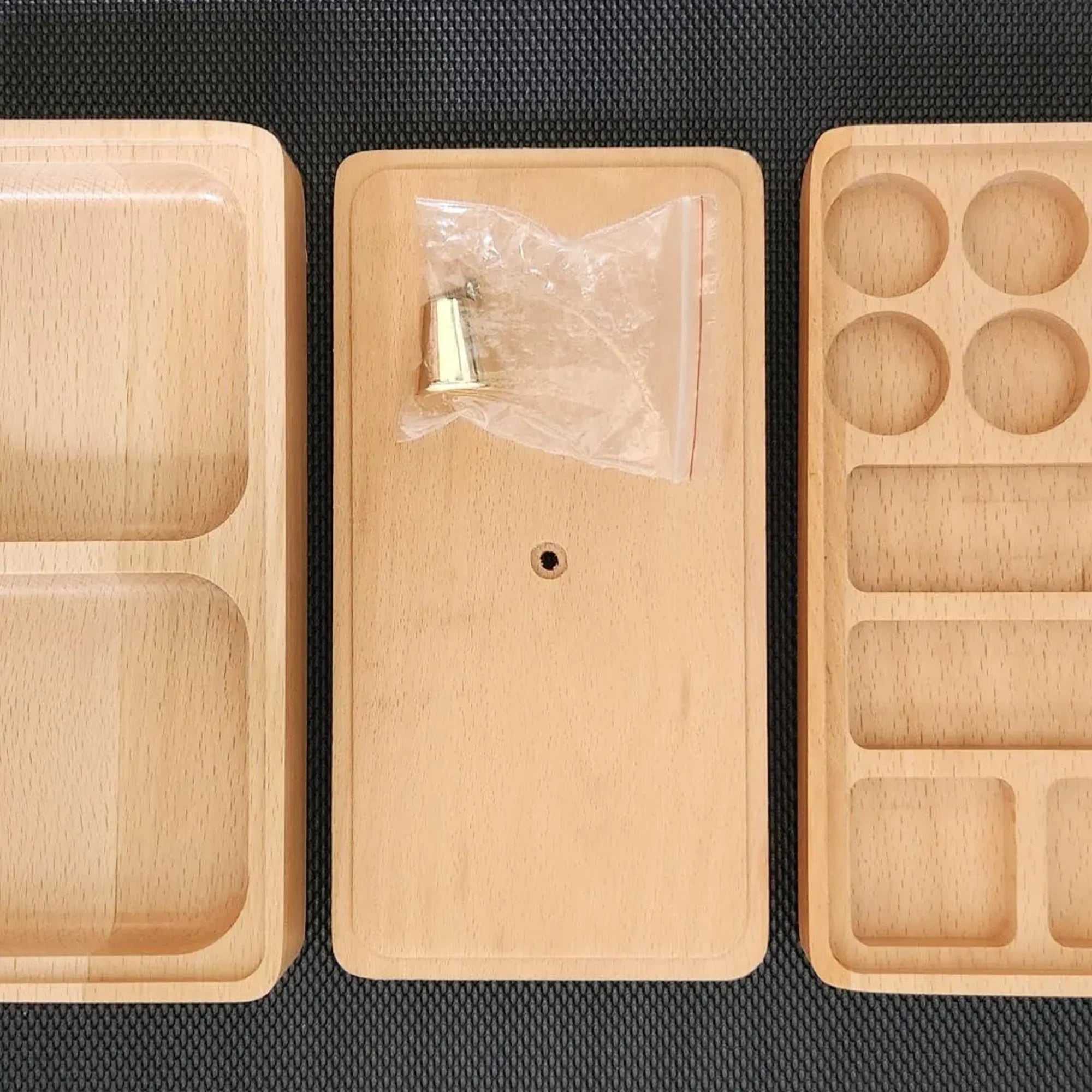 Wooden Stackable Jewelry Box with Lid