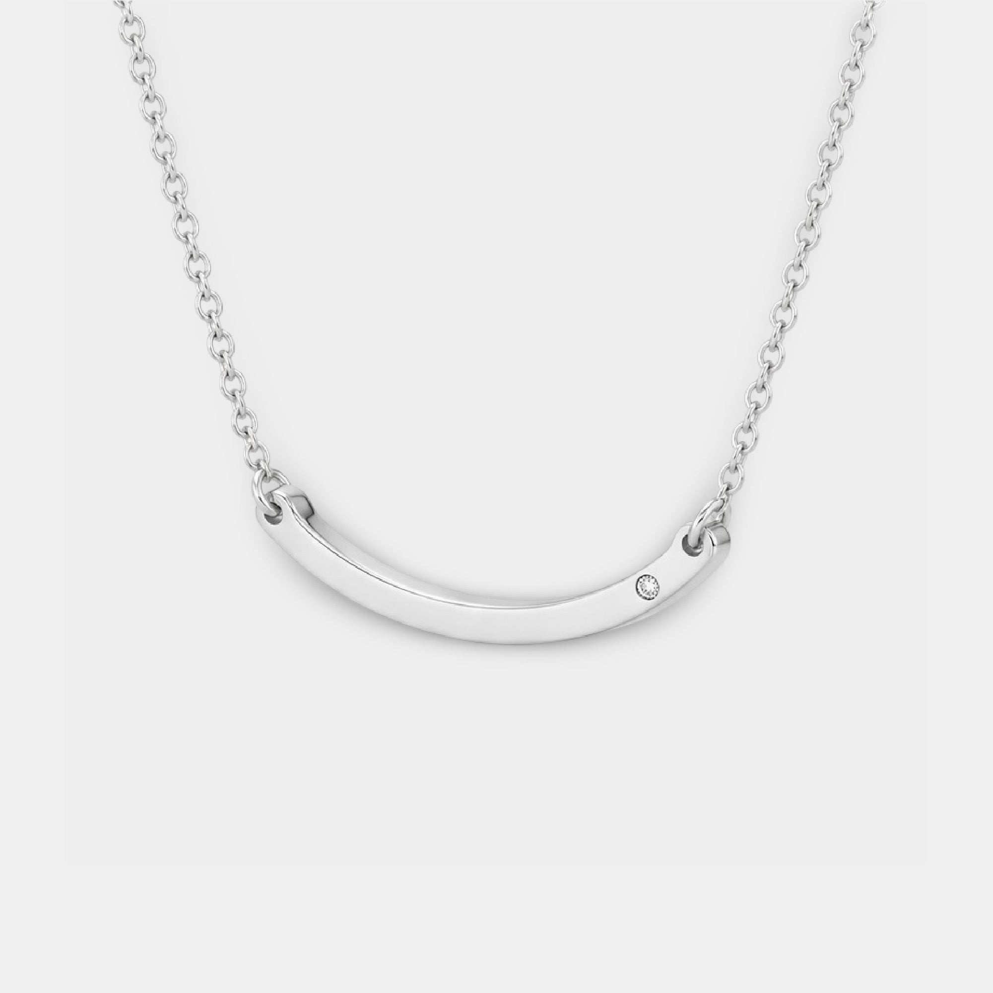 Sterling Silver Maid of Honor Necklace