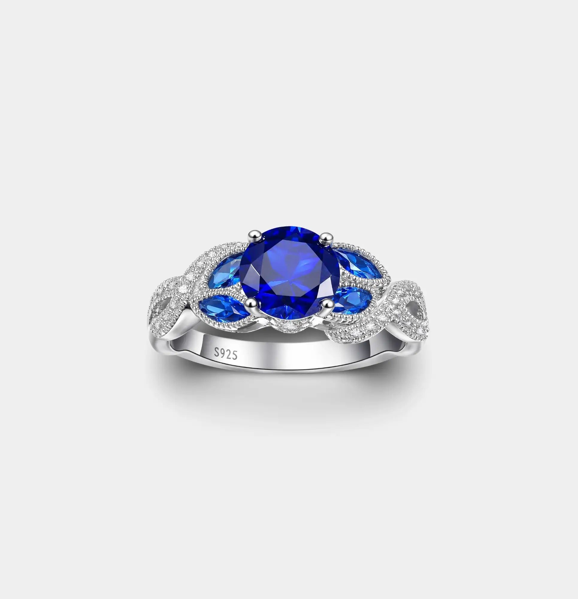 Sterling Silver Aurora Luxe Engagement Ring
