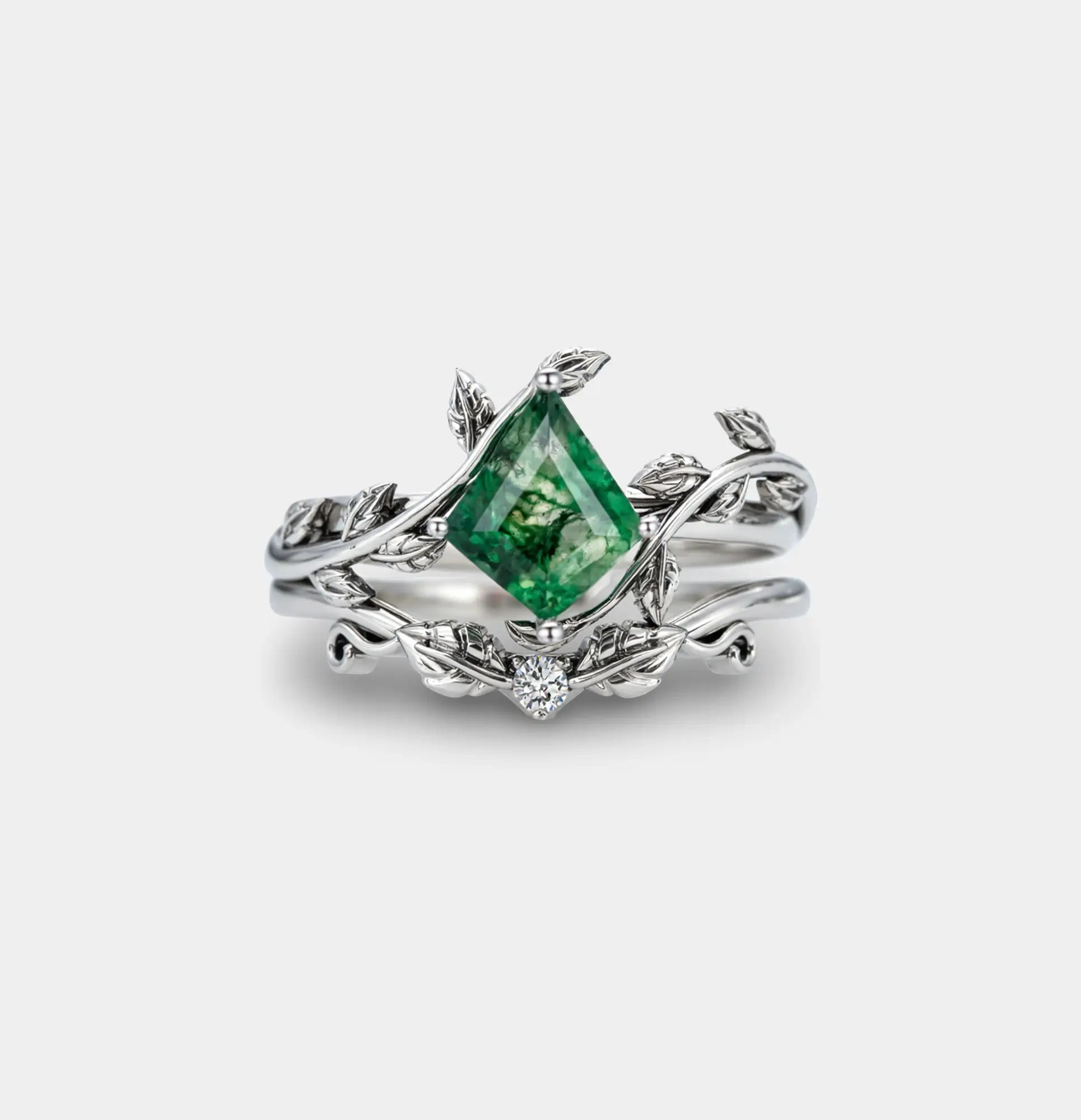 Sterling Silver Eternal Bloom Engagement Ring