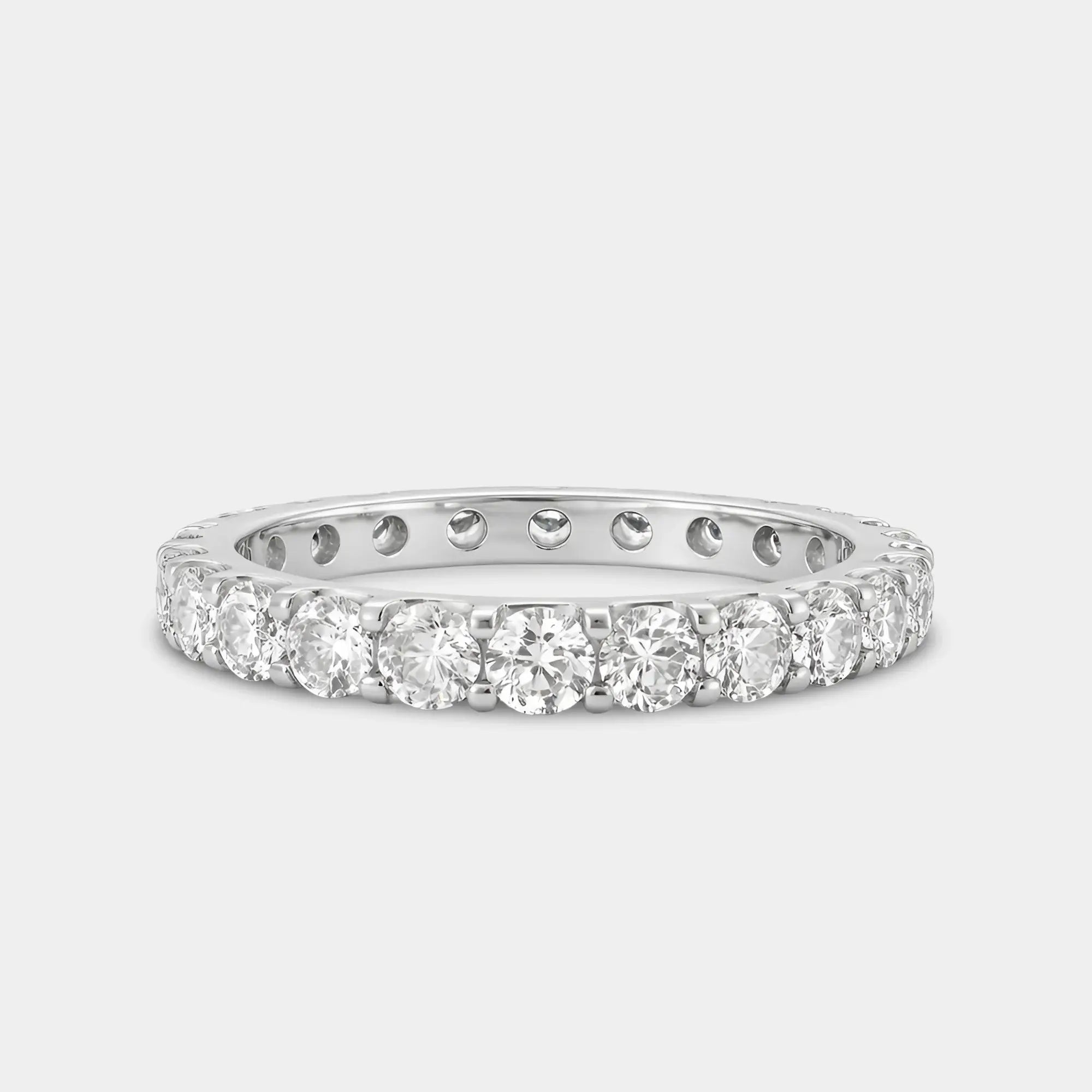 diamond eternity ring main display from MH Elegance luxury wedding rings collection
