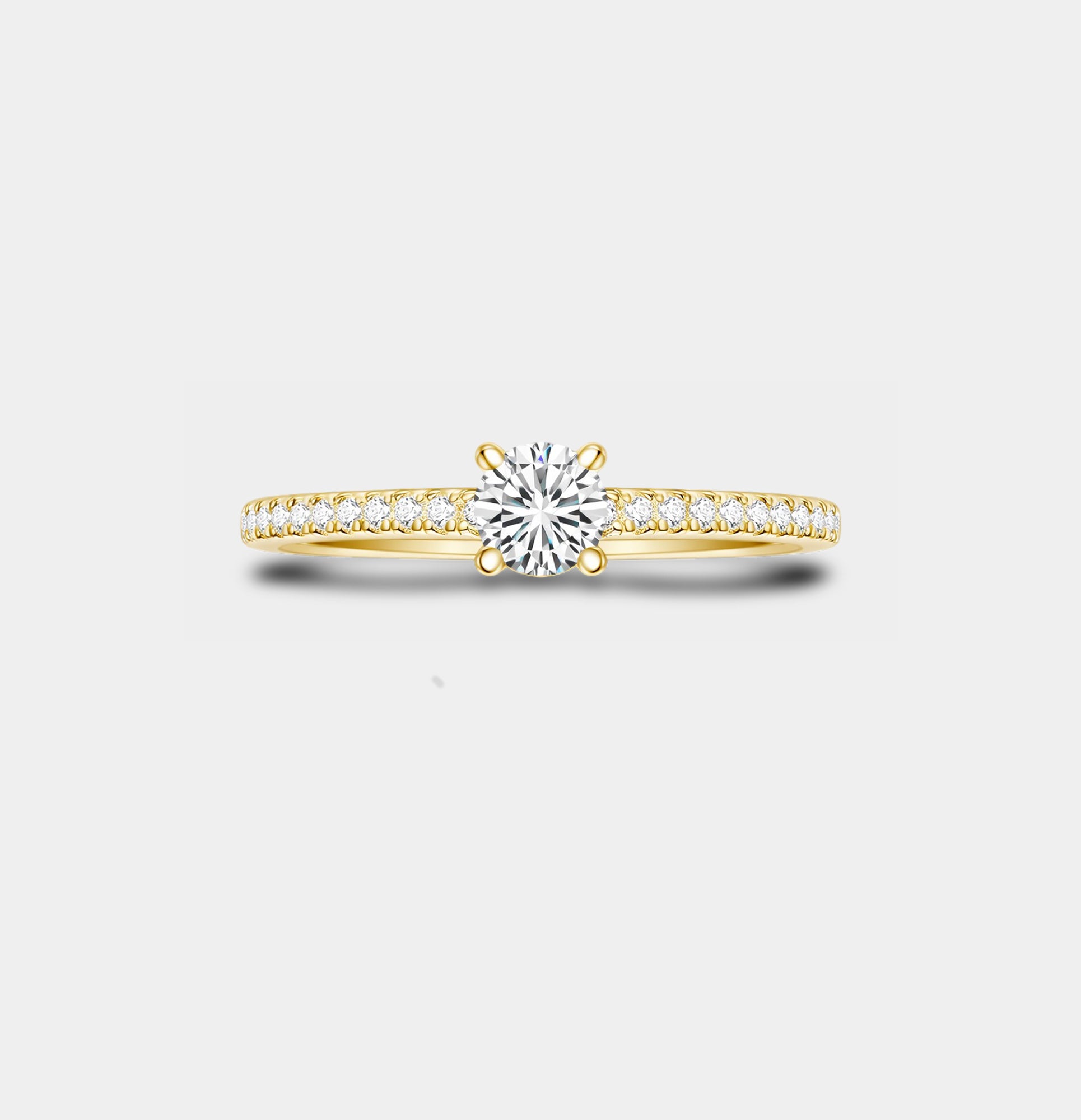 Delicate Sparkle Eternity Wedding Ring