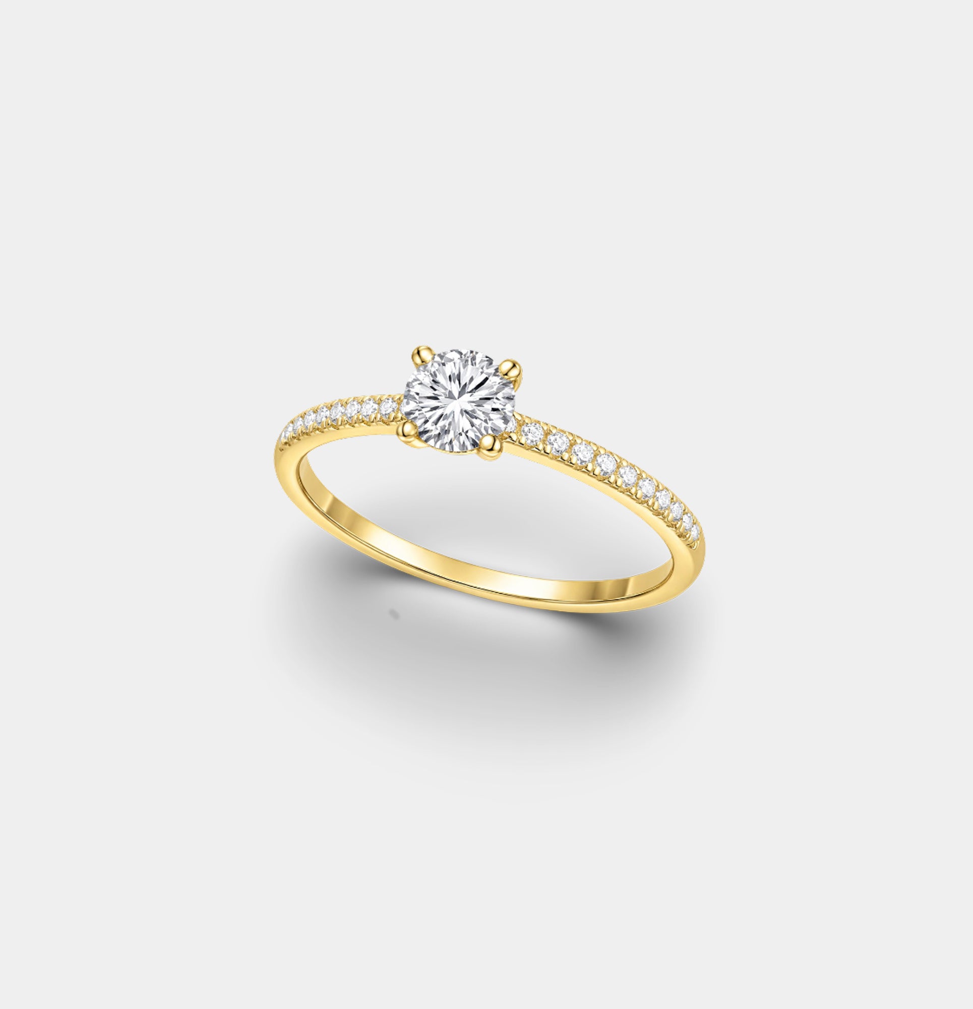 Delicate Sparkle Eternity Wedding Ring