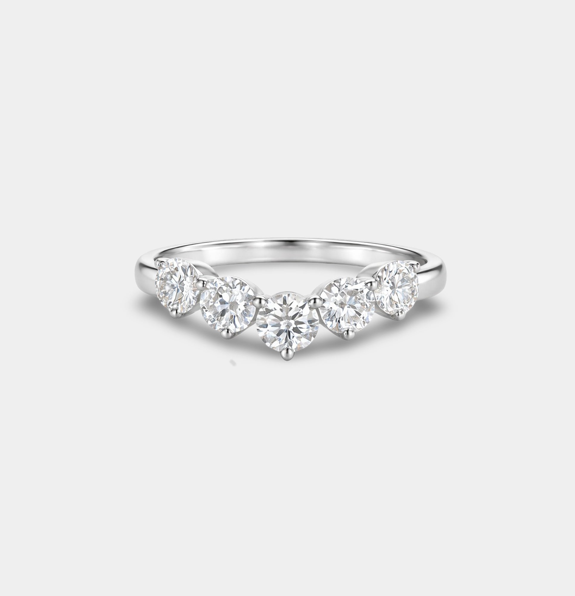 Alliance éternité en moissanite Eternal Radiance