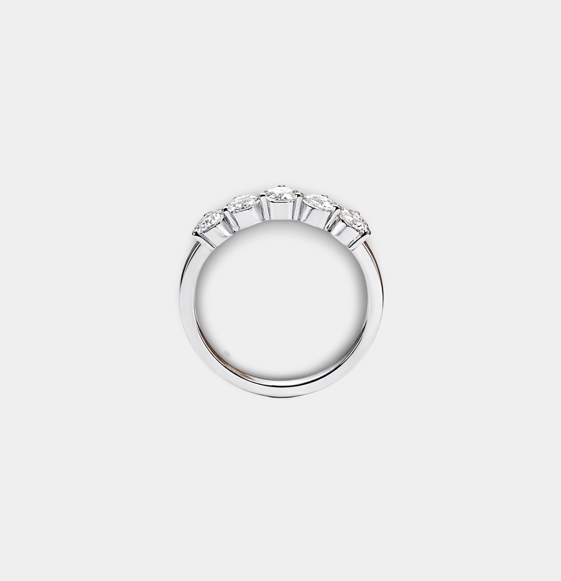 Alliance éternité en moissanite Eternal Radiance