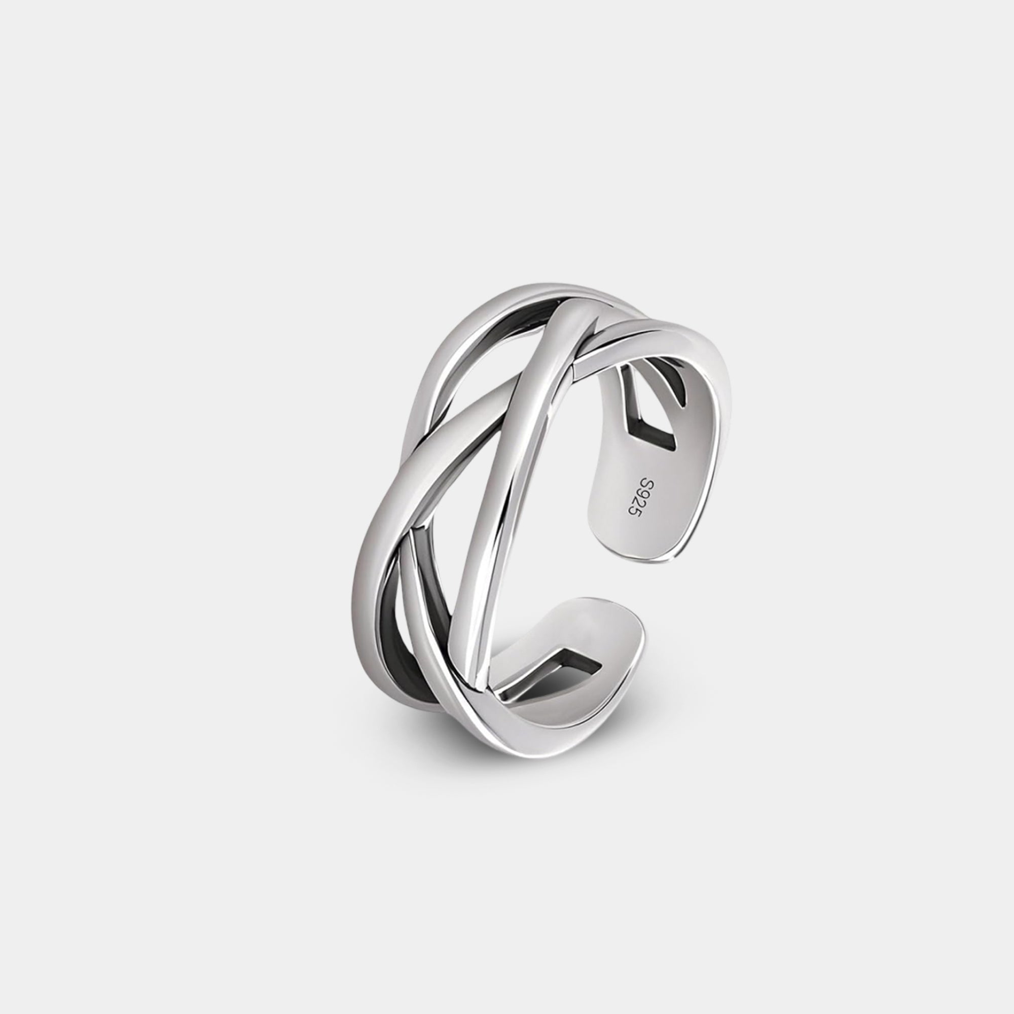 Sterling Silver Luxury Vintage Adjustable Ring | Classic Heritage Jewelry Design