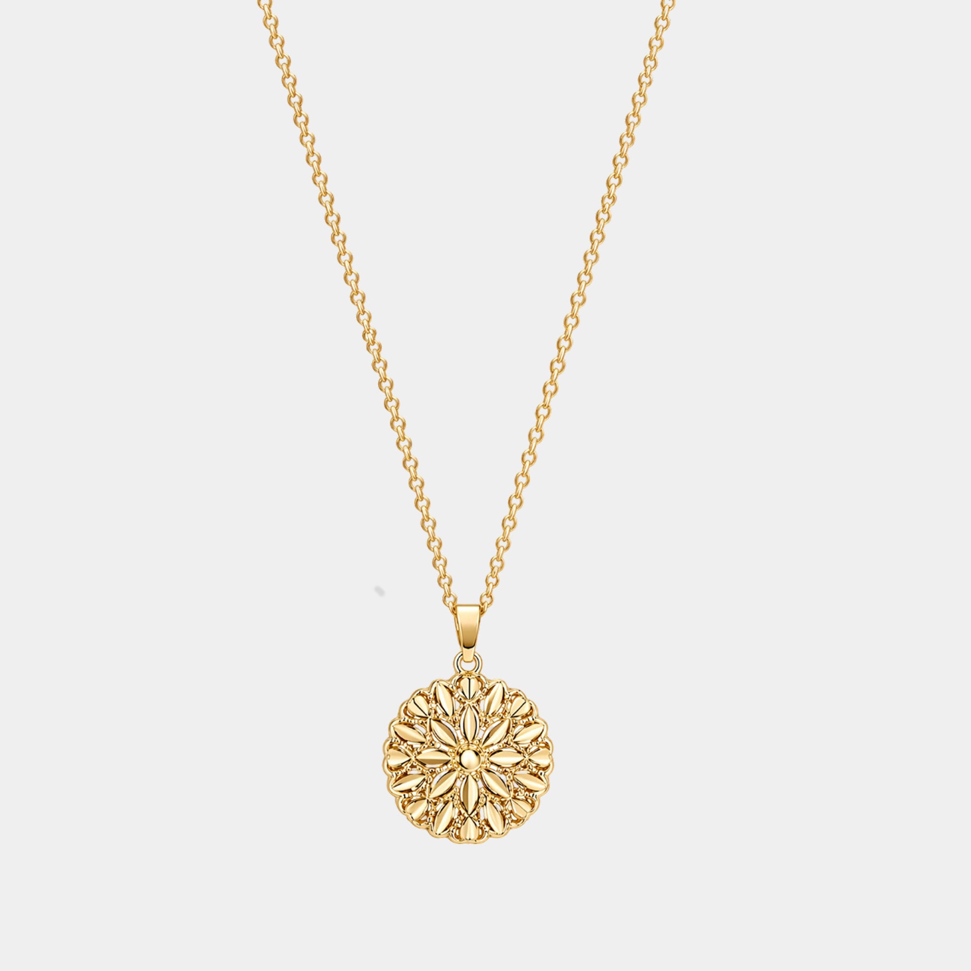 14K Gold Plated Butterfly Heart Pendant Necklace