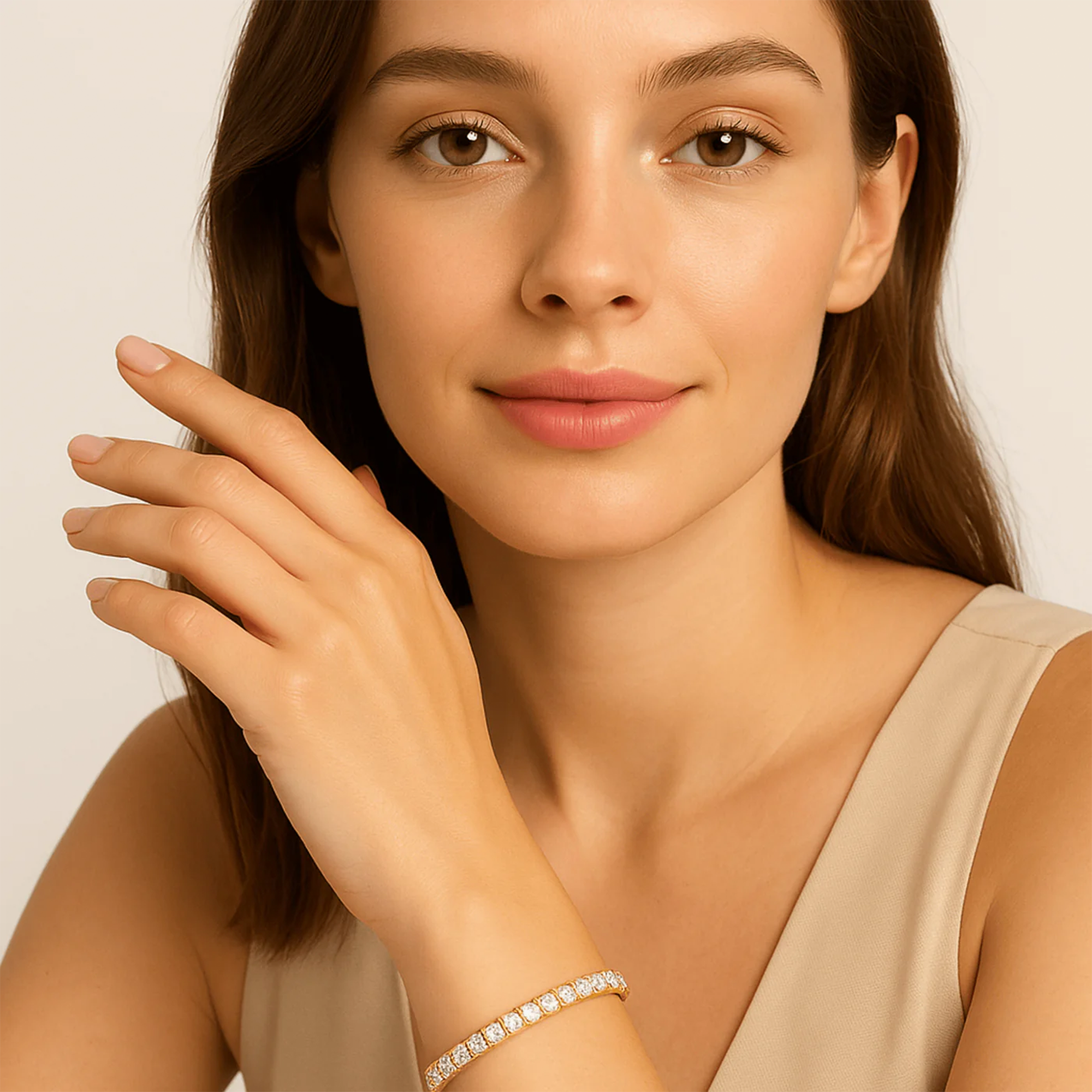 Pulsera de oro Glitzline