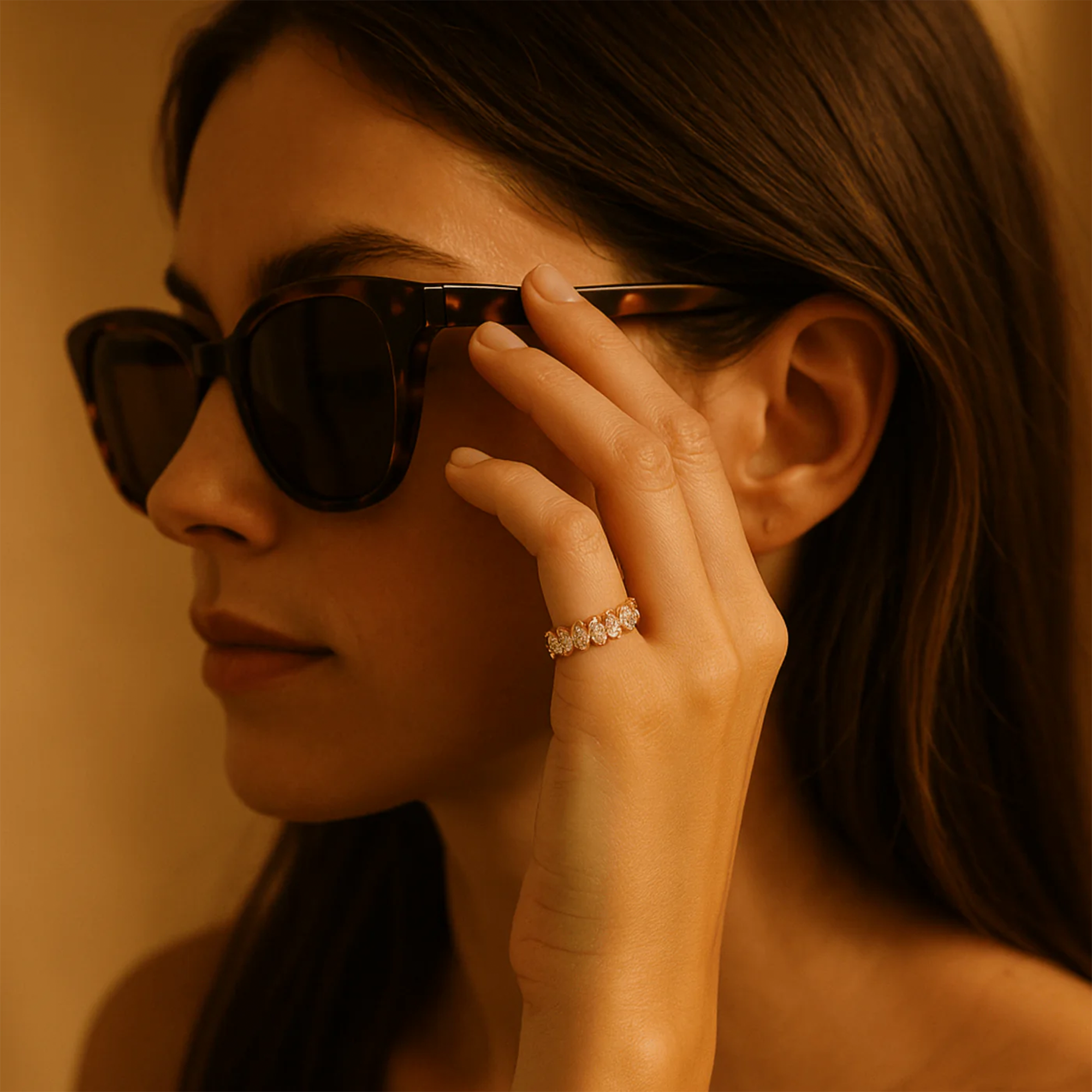 Marquise Cut Zircon Ring - MH ELEGANCE