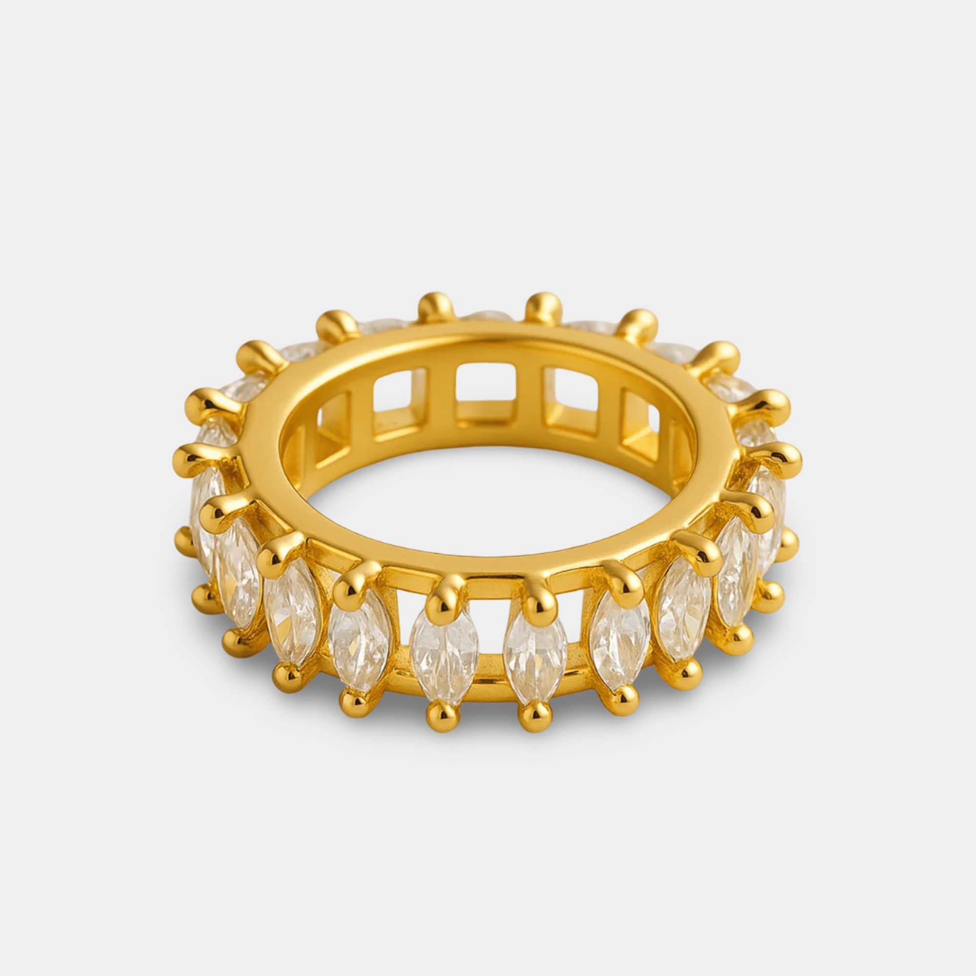 Marquise Cut Zircon Ring - MH ELEGANCE