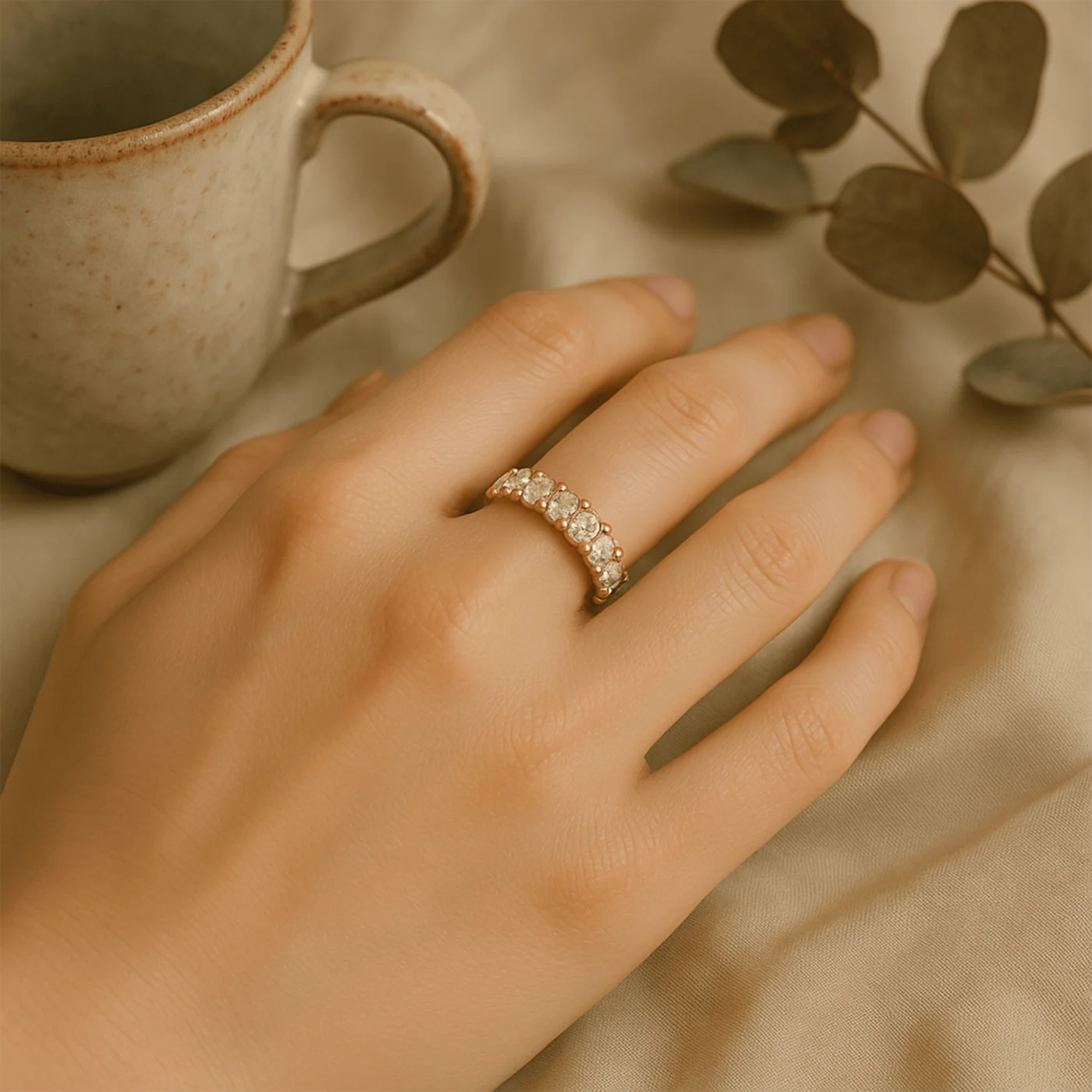 Marquise Cut Zircon Ring - MH ELEGANCE