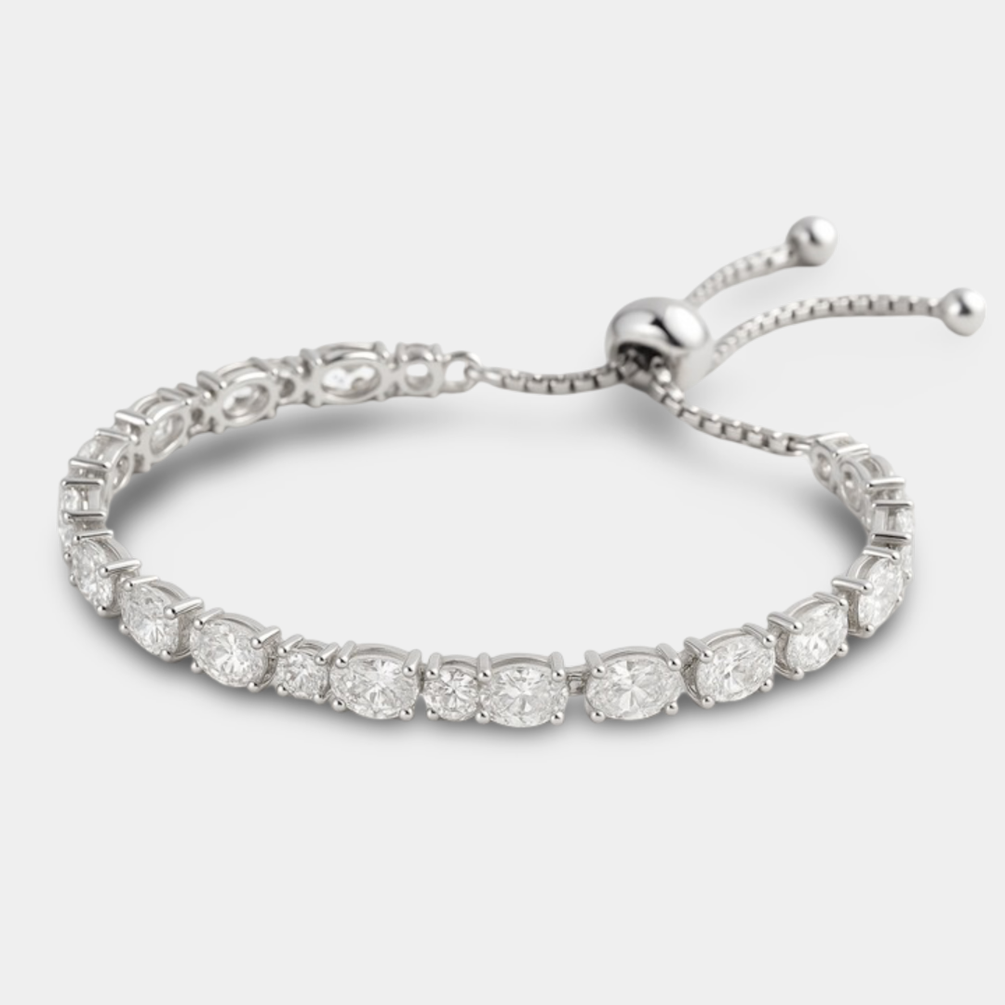 Moissanite Bolo Tennis Bracelet