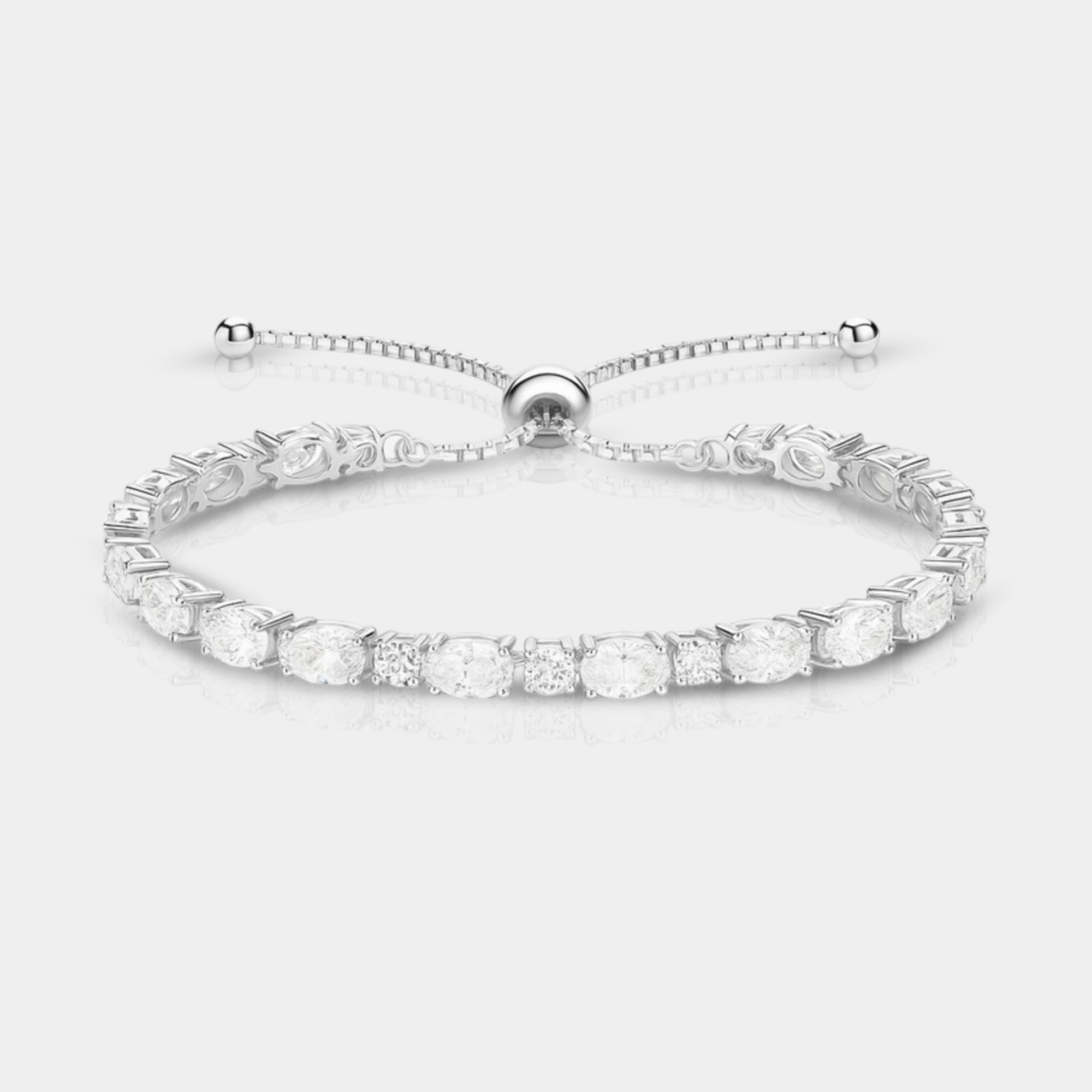 Moissanite Bolo Tennis Bracelet