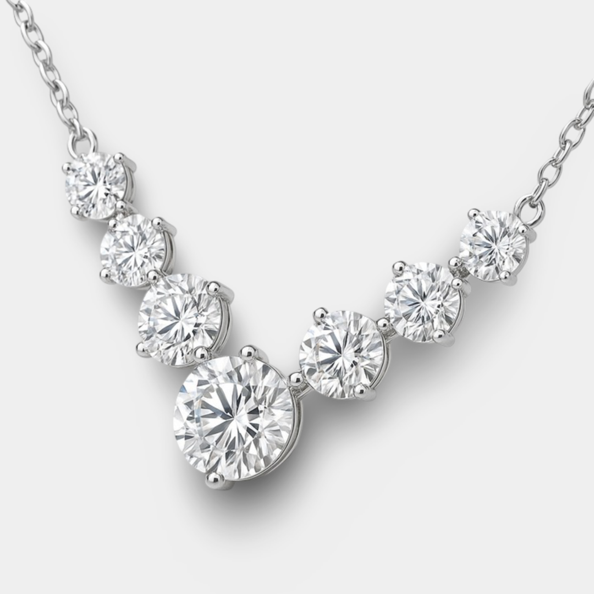 Moissanite Pendant Necklace for Women - MH ELEGANCE