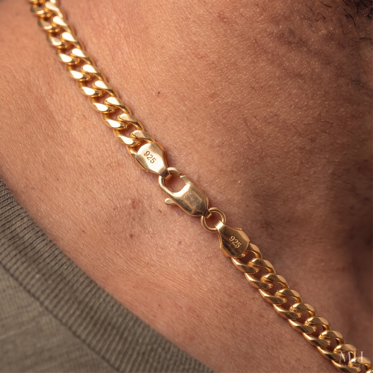 Sterling Silver Flat Snake Chain Necklace for Men | 925 Silver Chain 16-24 Inch