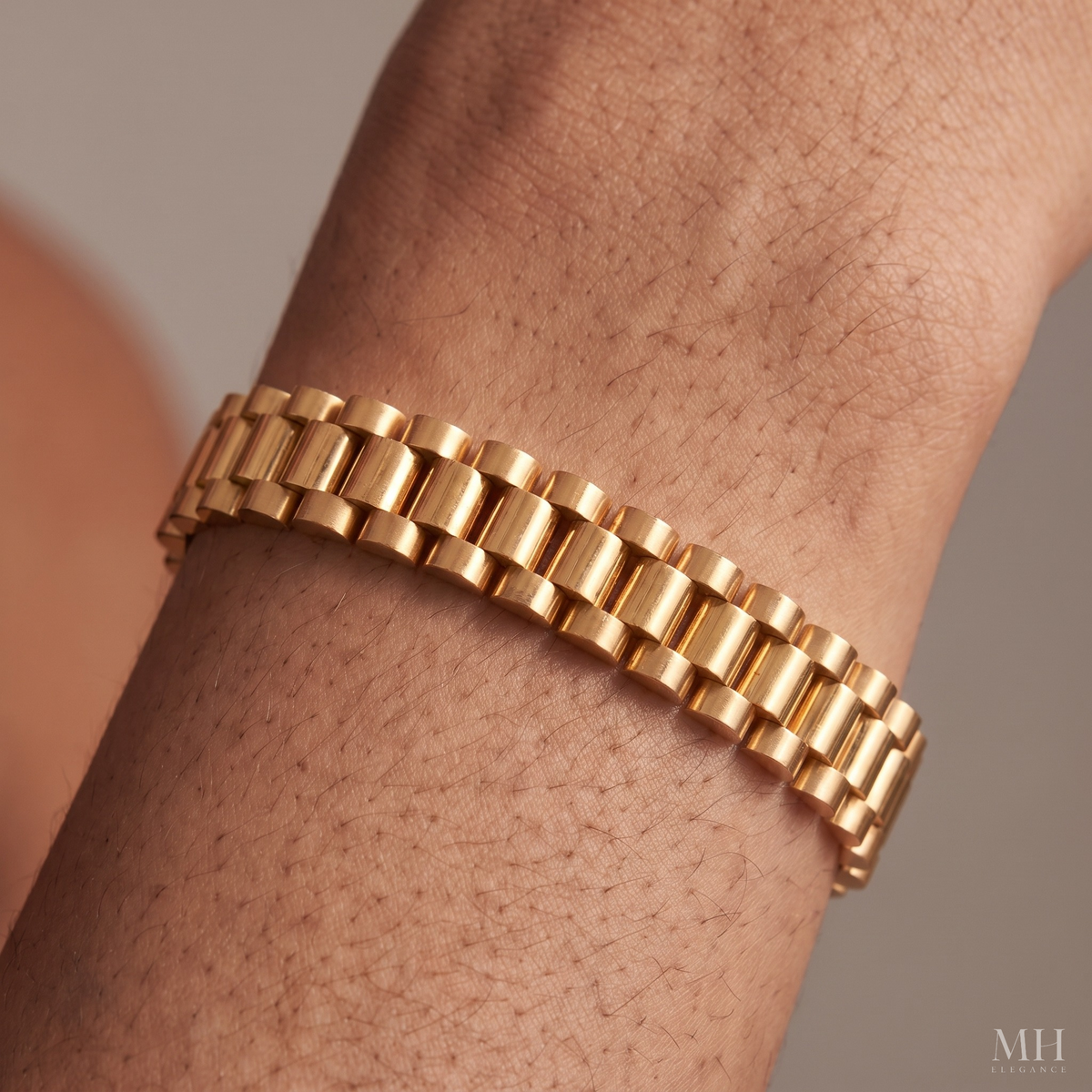 Pulsera de cadena estilo reloj
