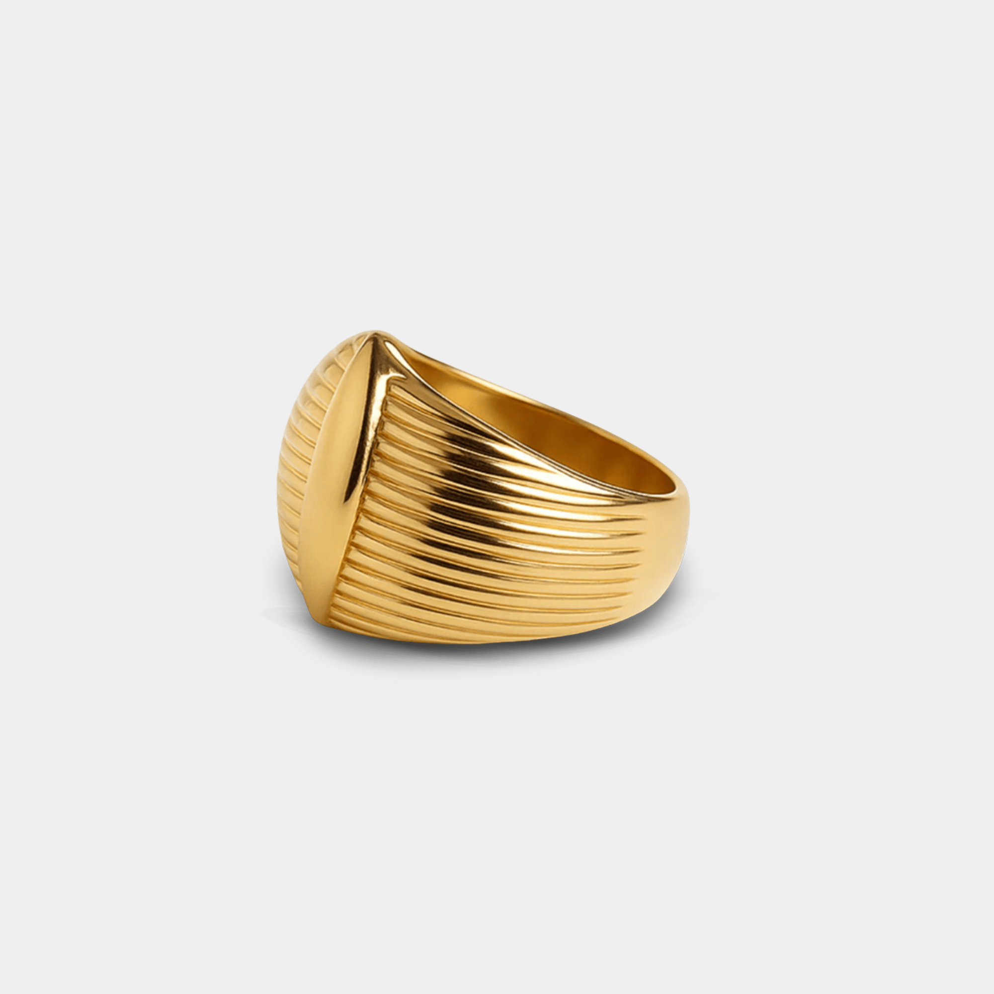 Arc Dome Ring | Geometric Statement Ring | 14K Gold – MH ELEGANCE - MH ELEGANCE - Arc Dome Ring - MH ELEGANCE -