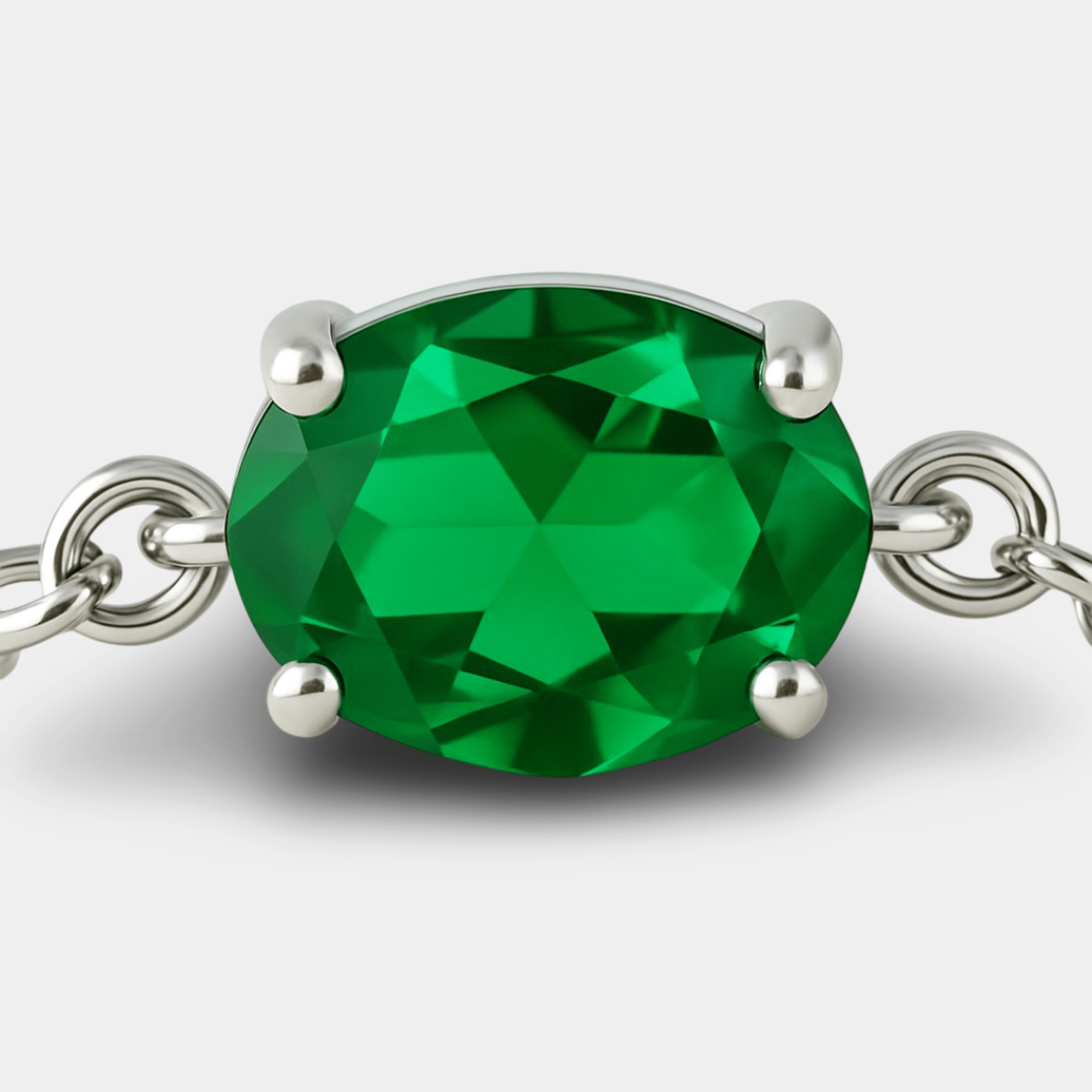 Aria Nano Emerald Bolo Bracelet - MH ELEGANCE - Aria Nano Emerald Bolo Bracelet - MH ELEGANCE -