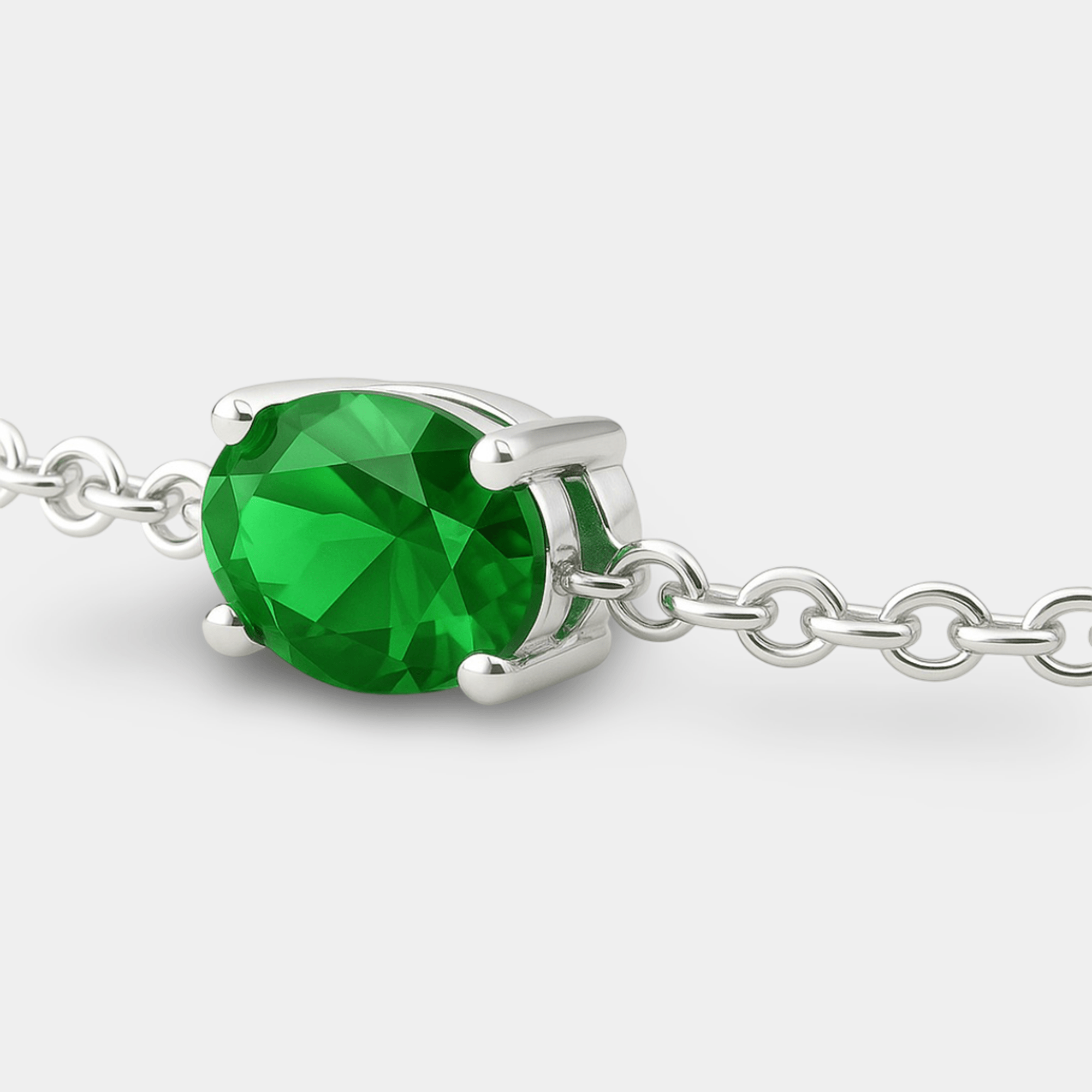 Aria Nano Emerald Bolo Bracelet - MH ELEGANCE - Aria Nano Emerald Bolo Bracelet - MH ELEGANCE -