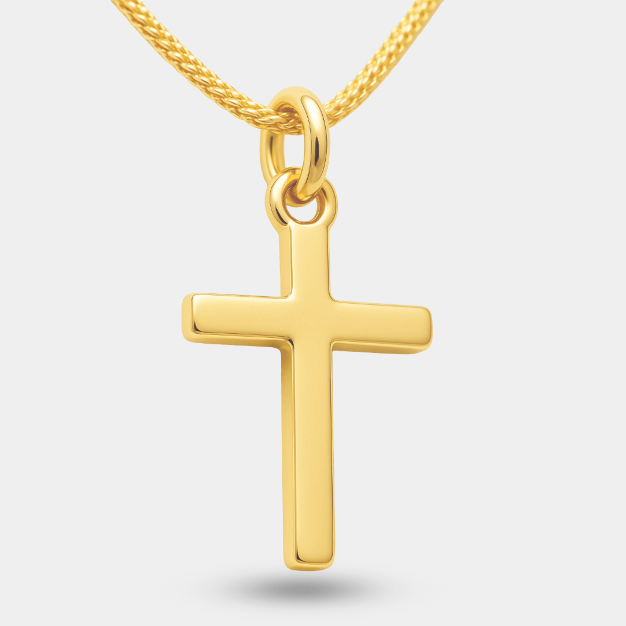 Aureline Cross Box Chain Pendant | 14K Gold-Plated | Symbol of Faith – MH ELEGANCE - MH ELEGANCE - Aureline Cross Box Chain Pendant | 14K Gold-Plated | Symbol of Faith – MH ELEGANCE -