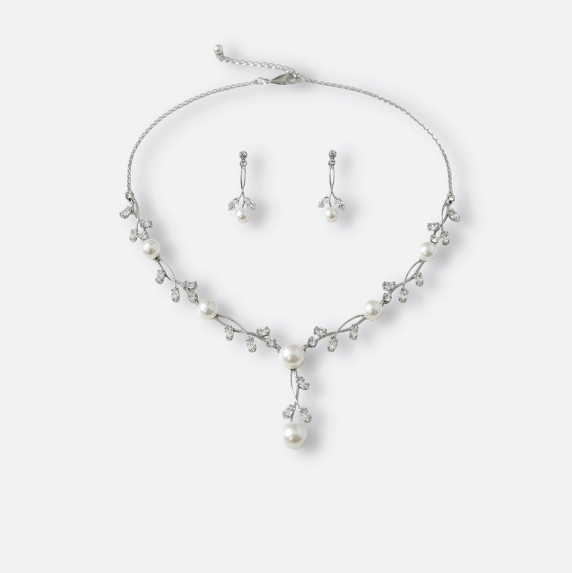 Aurora Bloom Luxury Bridal Jewelry Set - MH ELEGANCE - Aurora Bloom Luxury Bridal Jewelry Set -
