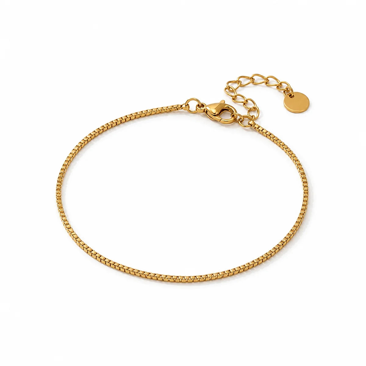 Gold Cuban Chain Bracelet | Waterproof Stainless Luxury | Everyday Layering