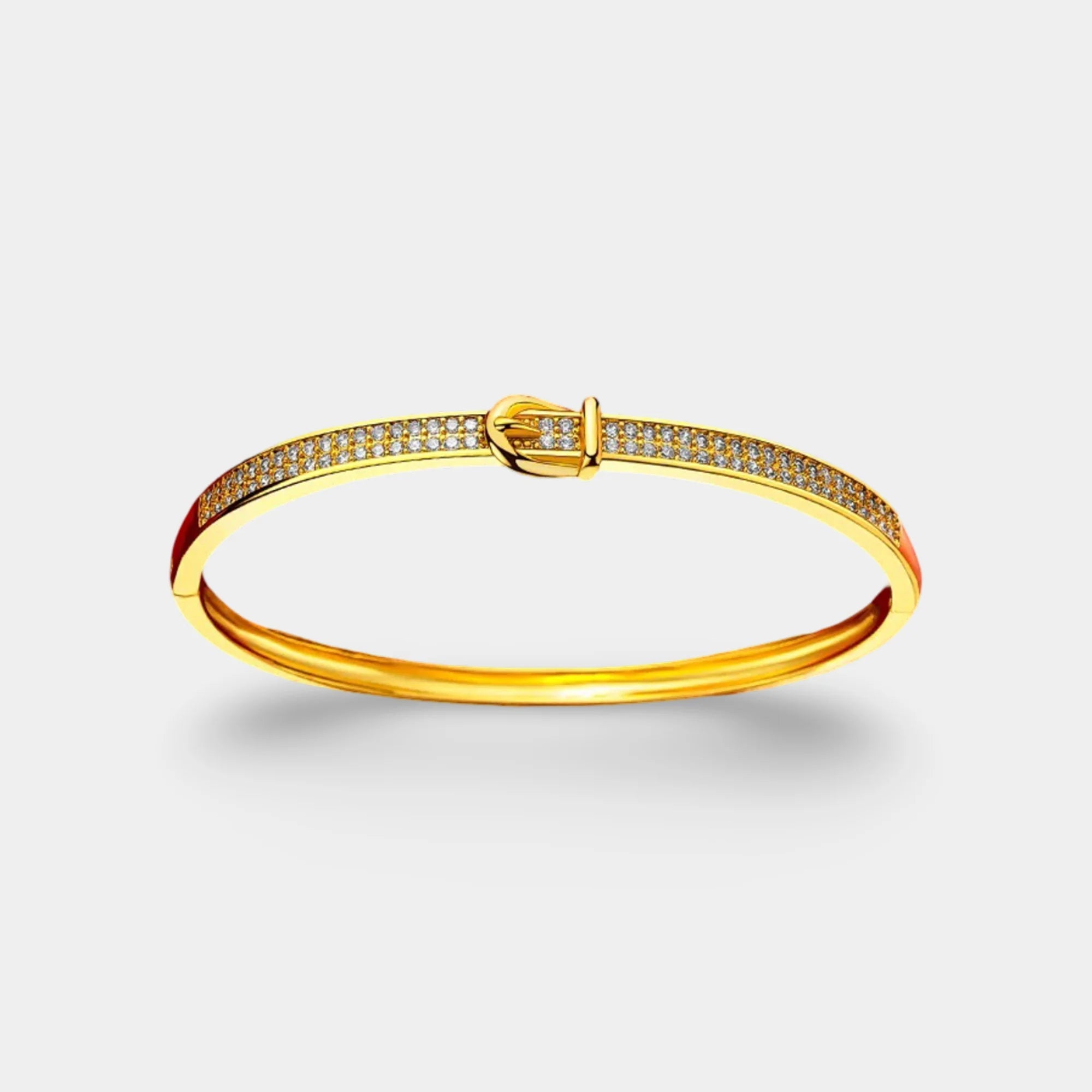 Buckle Bangle Bracelet - MH ELEGANCE - Buckle Bangle Bracelet -
