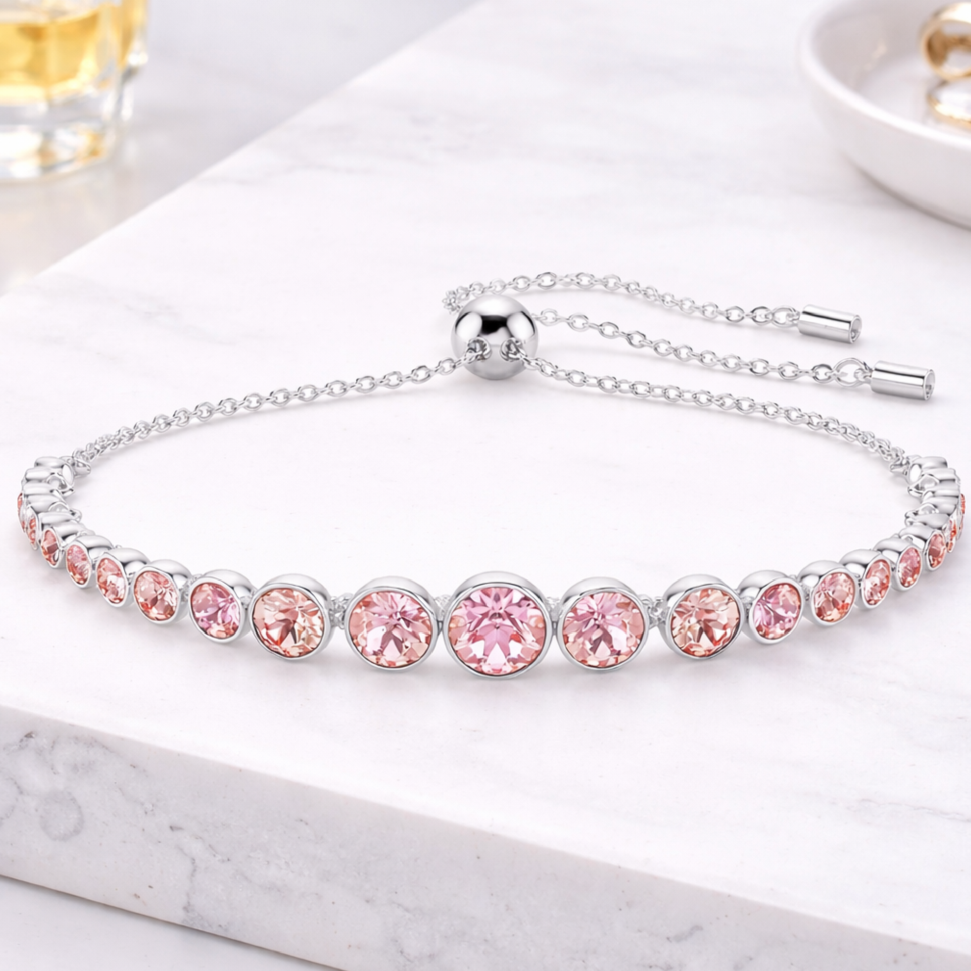 Celestial Crystal Tennis Bracelet - MH ELEGANCE - Celestial Crystal Tennis Bracelet - bracelet