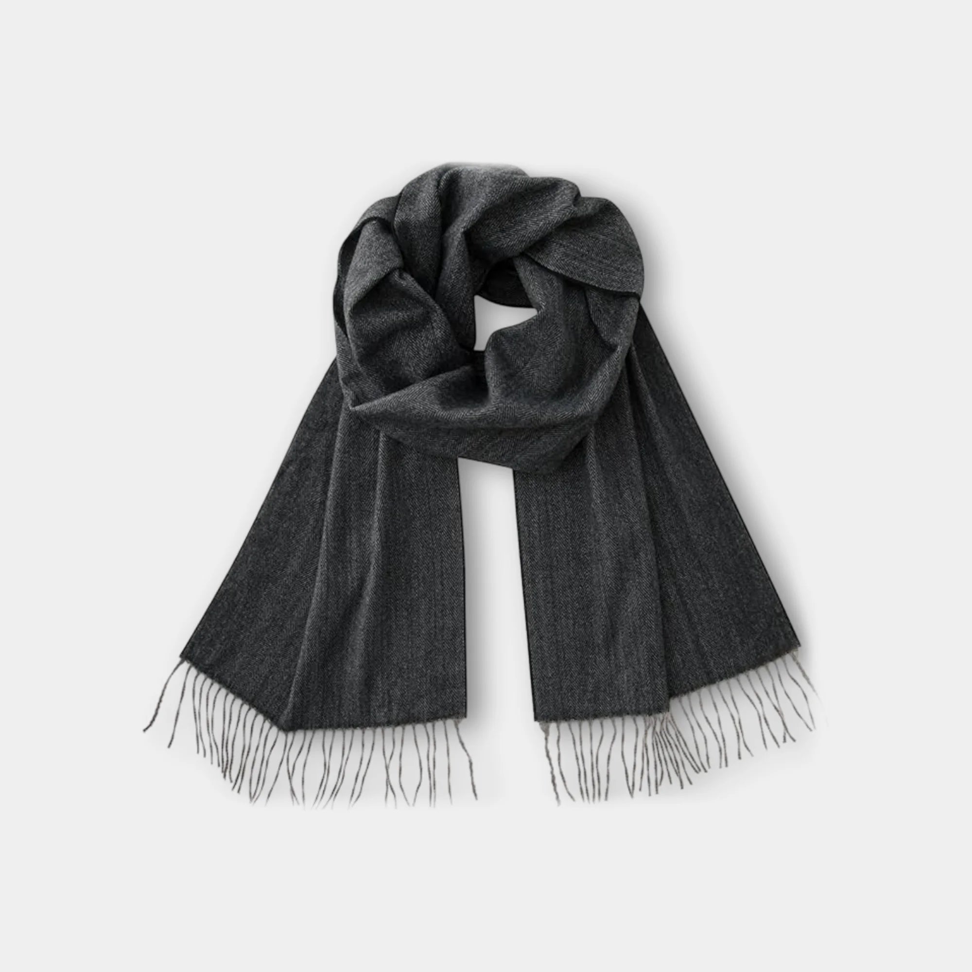 Charcoal Gray Ultra-Soft Scarf | Premium Softness | Neutral Luxury - MH ELEGANCE - Charcoal Gray Ultra-Soft Scarf | Premium Softness | Neutral Luxury -