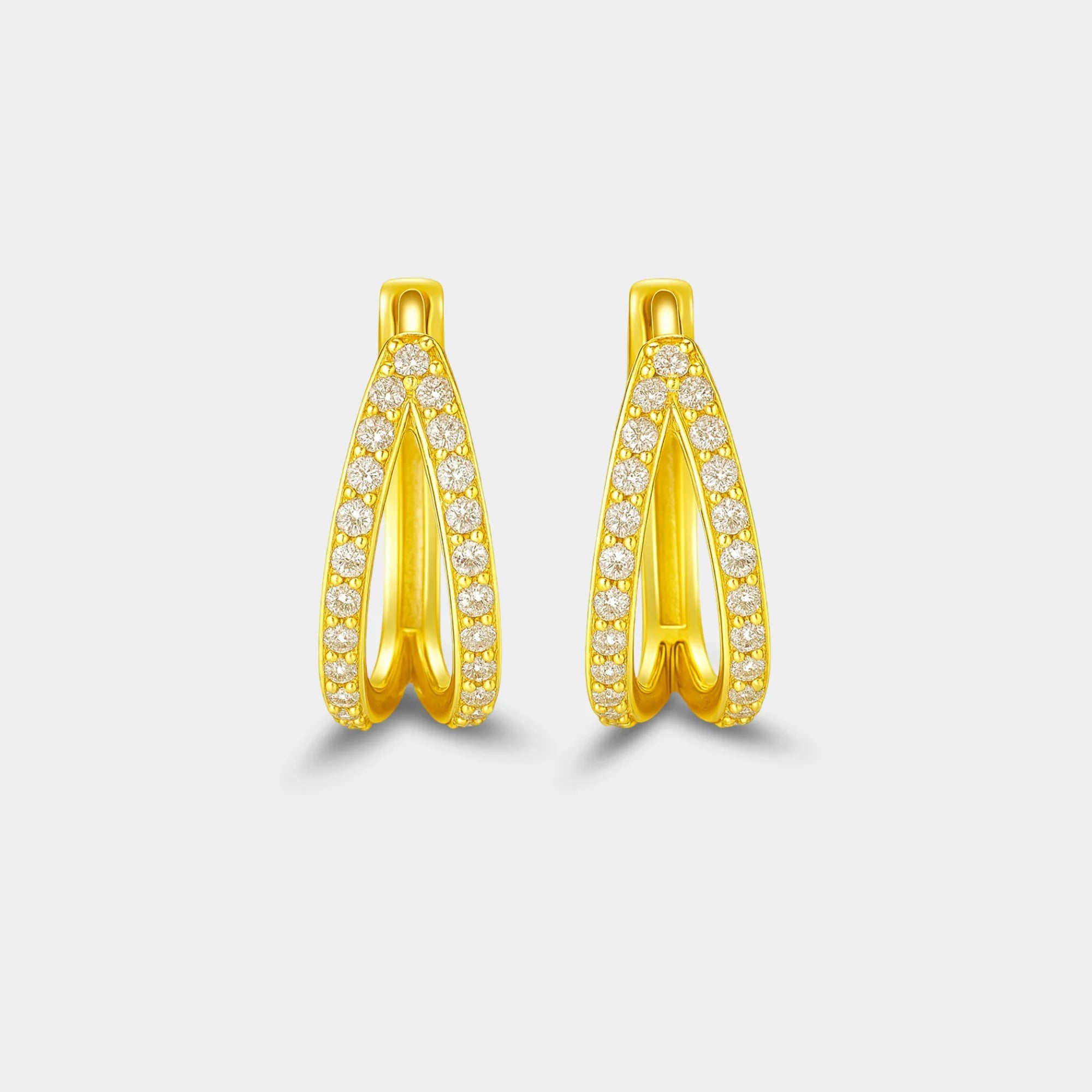 Chunky Shiny Hoops - MH ELEGANCE - Chunky Shiny Hoops -