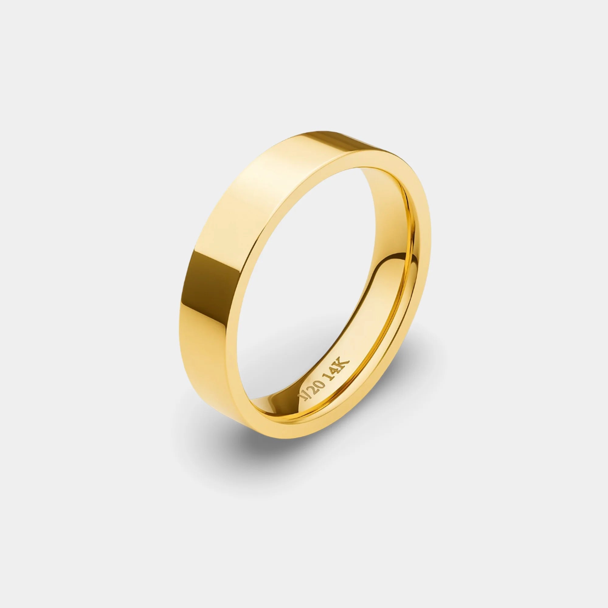Cigar Style Ring Band - MH ELEGANCE - Cigar Style Ring Band -