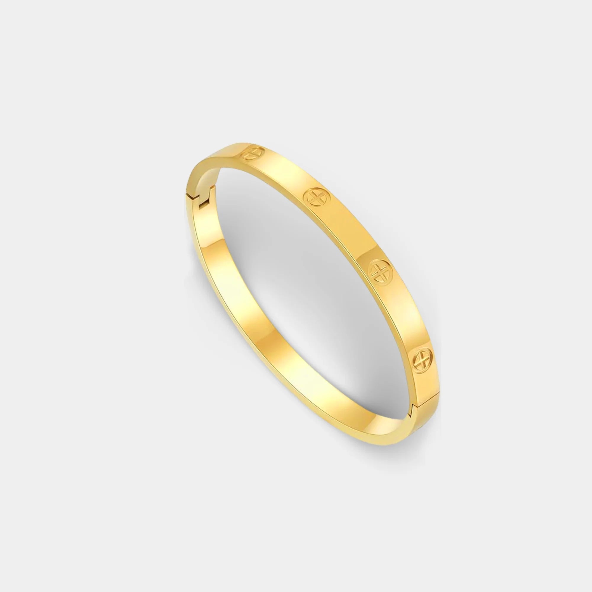 Classic Engraved Bangle - MH ELEGANCE - Classic Engraved Bangle -