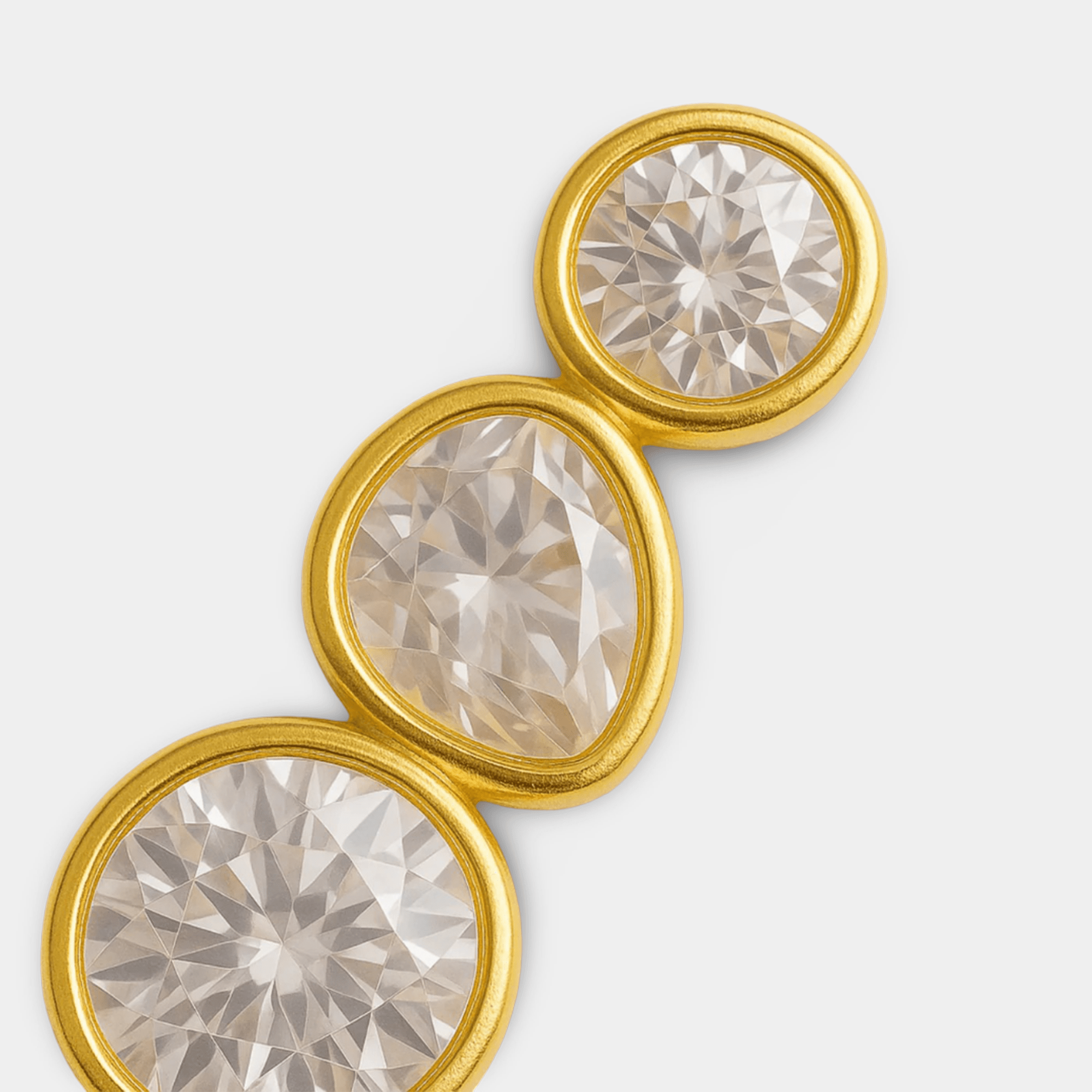 Crystal Drop Earrings | Cubic Zirconia | 14K Gold Sparkle Dangles – MH ELEGANCE - MH ELEGANCE - Crystal Drop Earrings - MH ELEGANCE - Earrings