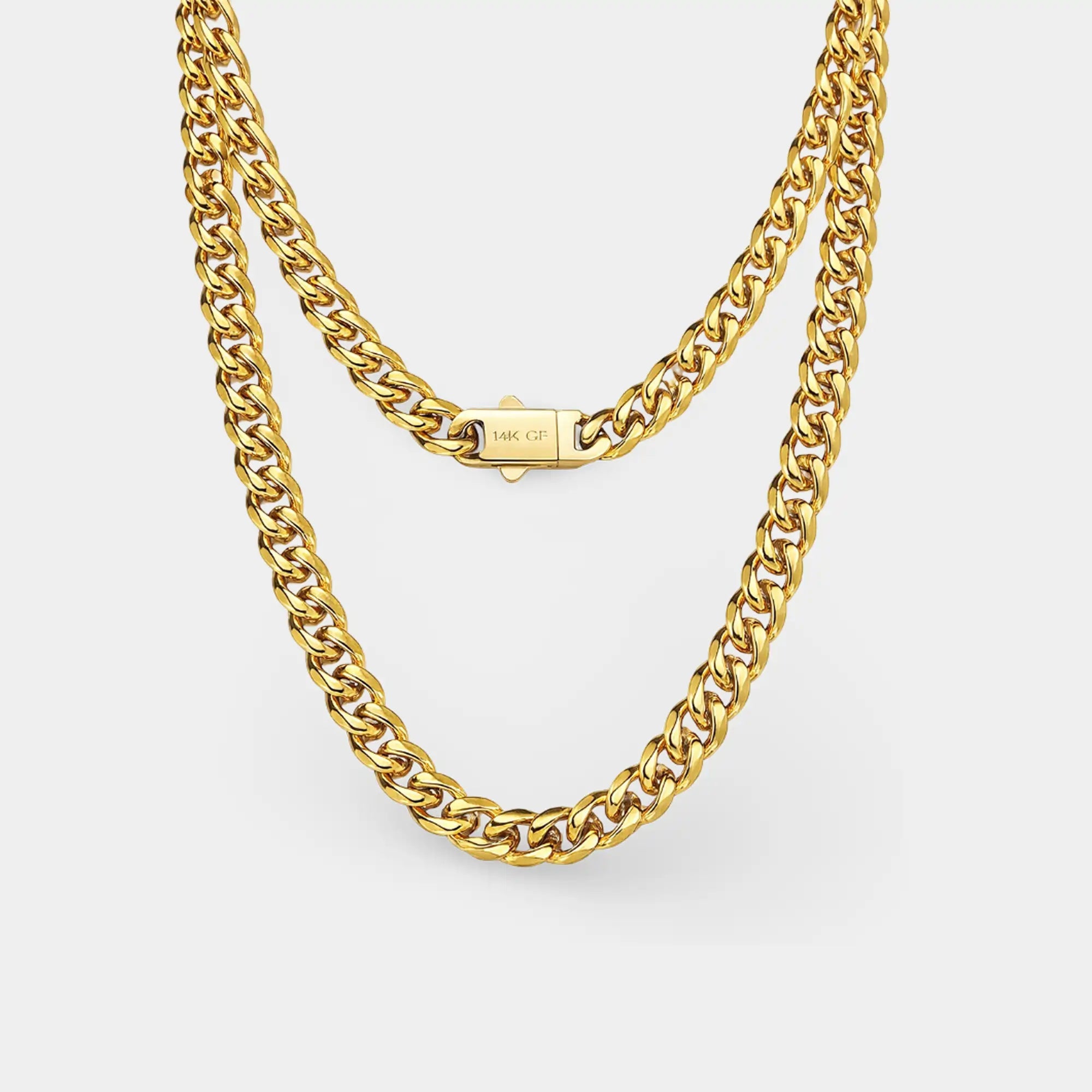 Cuban Link Imperial Edge Chain for Men | 7mm Gold-Plated Stainless Steel | Premium Durability – MH ELEGANCE - MH ELEGANCE - Cuban Link Imperial Edge Chain for Men | 7mm Gold-Plated Stainless Steel | Premium Durability – MH ELEGANCE - Necklace