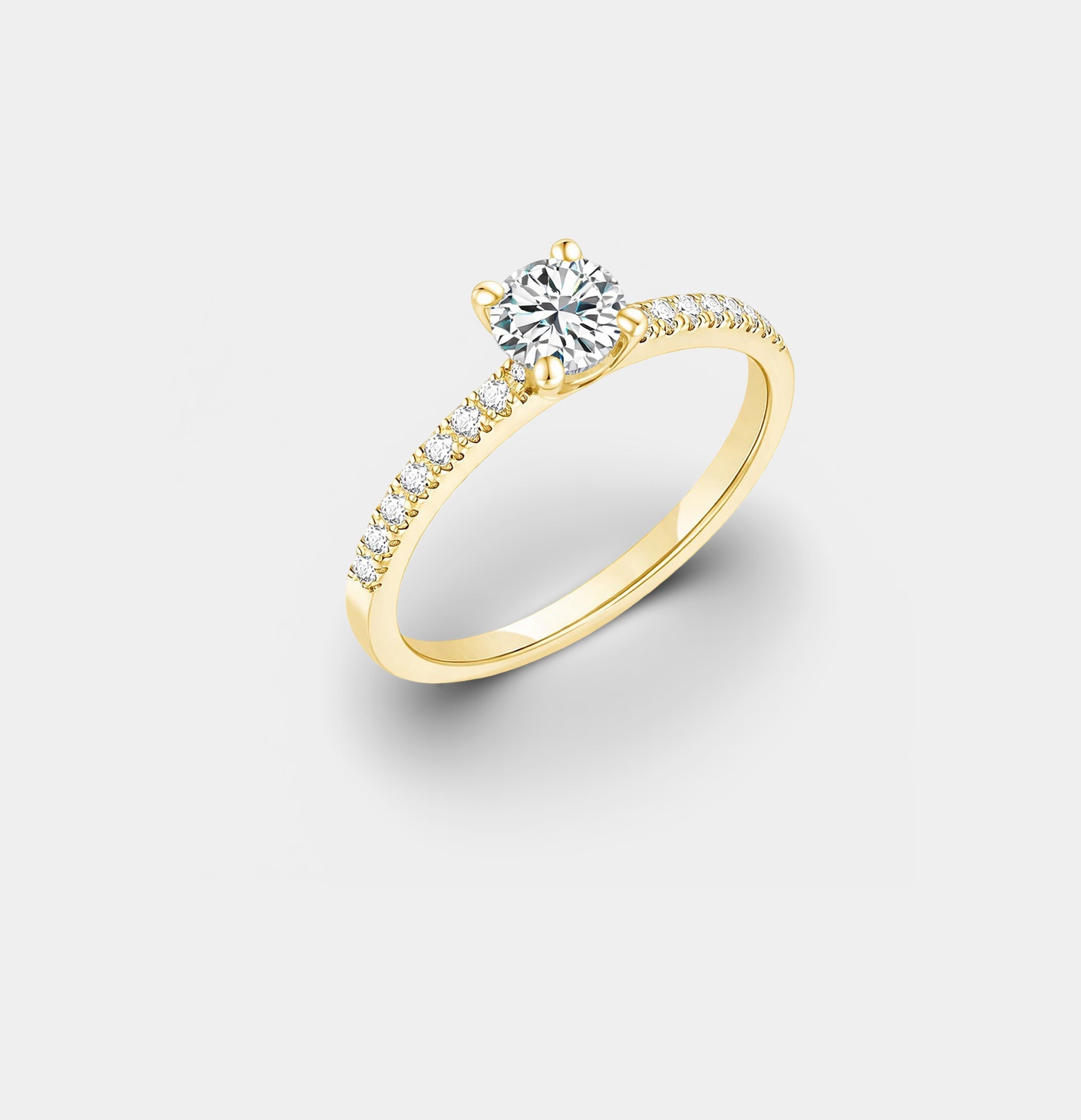 Delicate Sparkle Eternity Wedding Ring - MH ELEGANCE - Delicate Sparkle Eternity Wedding Ring - Ring