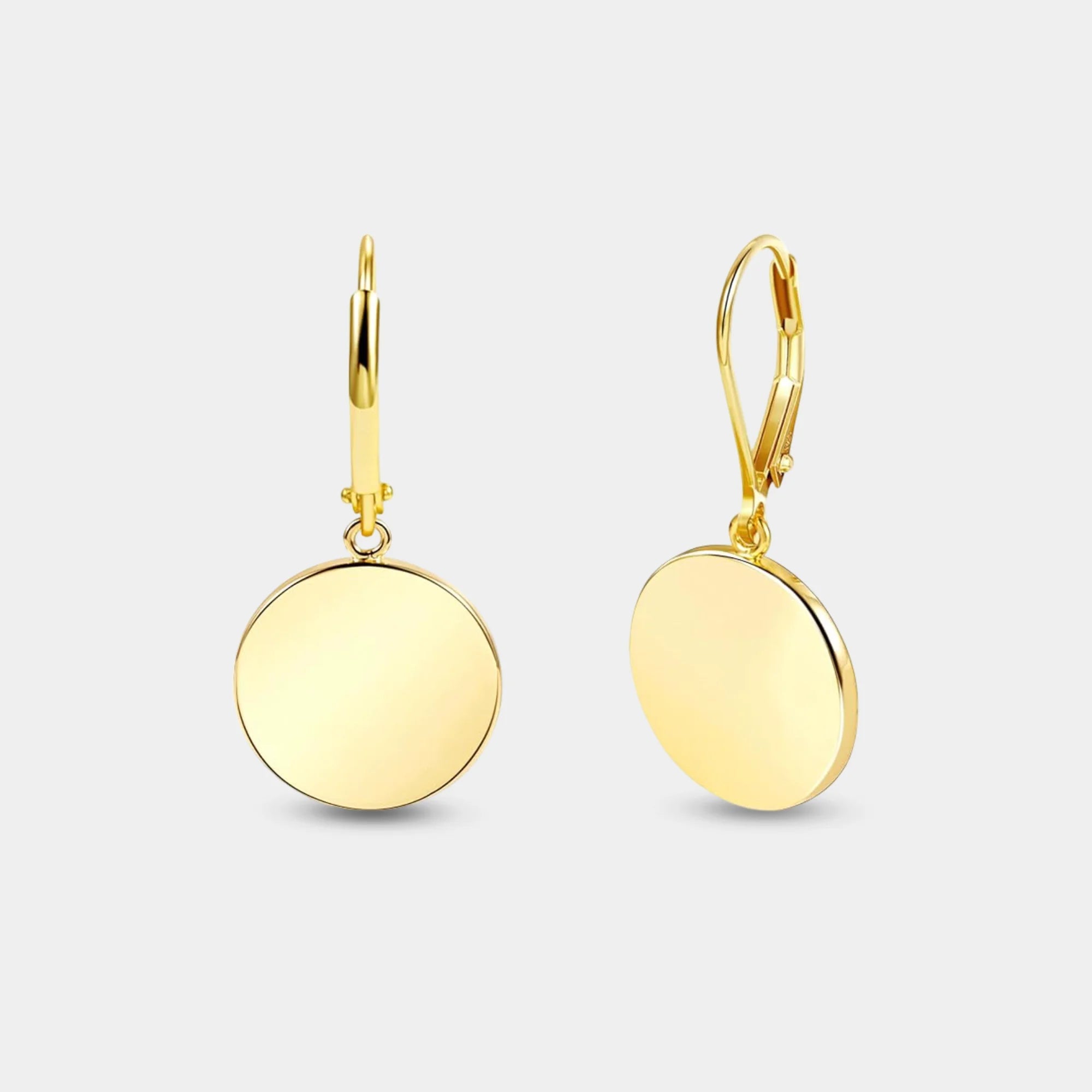 Disc Dangle Earrings - MH ELEGANCE - Disc Dangle Earrings -