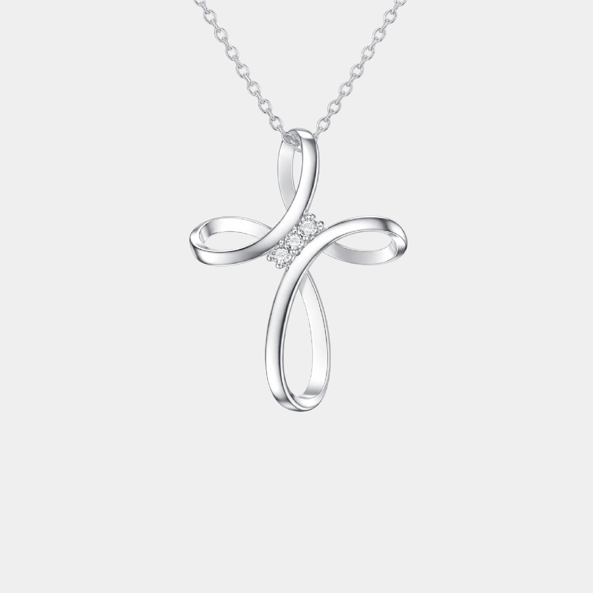 Divine Infinity Diamond Cross Necklace | Eternal Faith Symbol | Premium Sterling Silver – MH ELEGANCE - MH ELEGANCE - Divine Infinity Diamond Cross Necklace | Eternal Faith Symbol | Premium Sterling Silver – MH ELEGANCE -