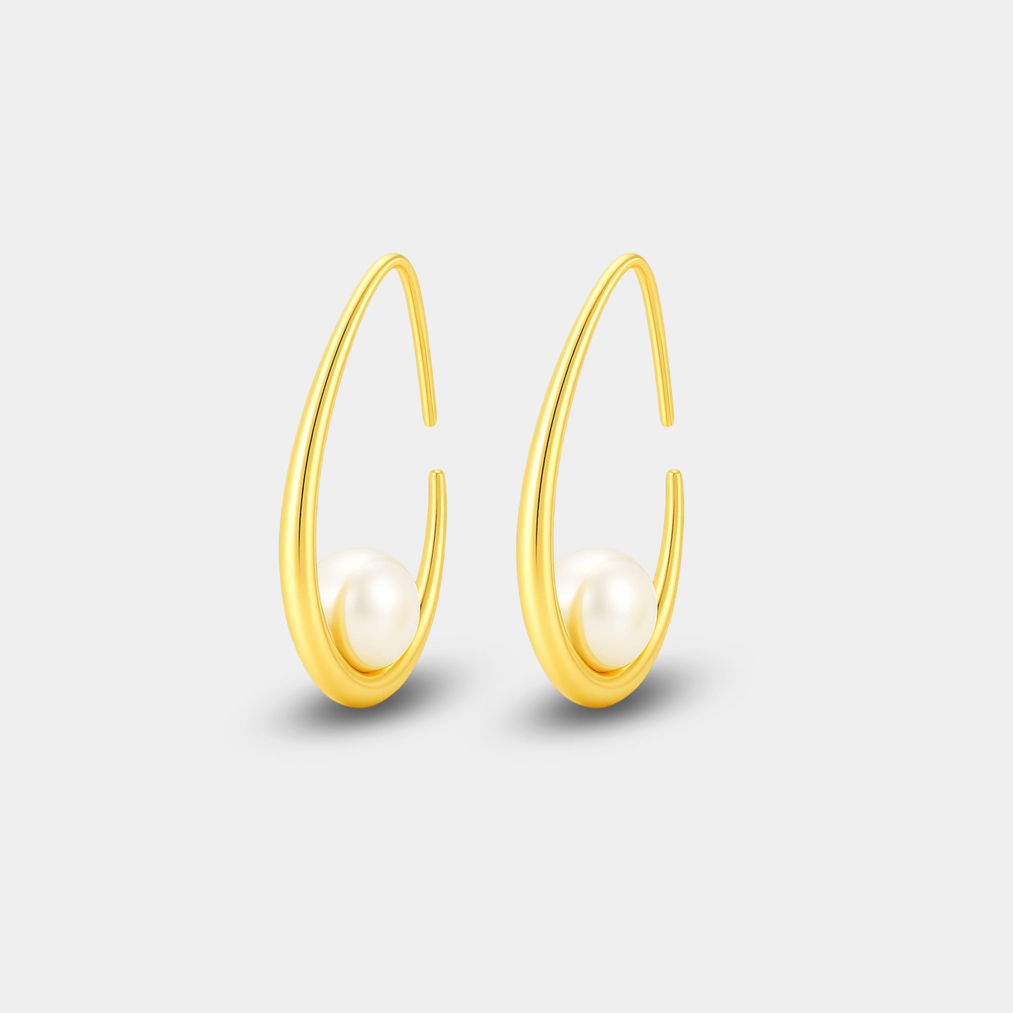 Elara Pearl Teardrop Earrings - MH ELEGANCE - Elara Pearl Teardrop Earrings -